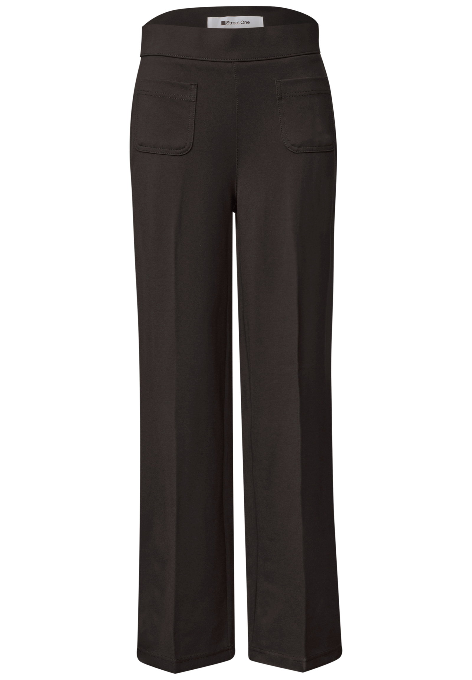 Style QR Amalia Straight leg F, black coffee #1