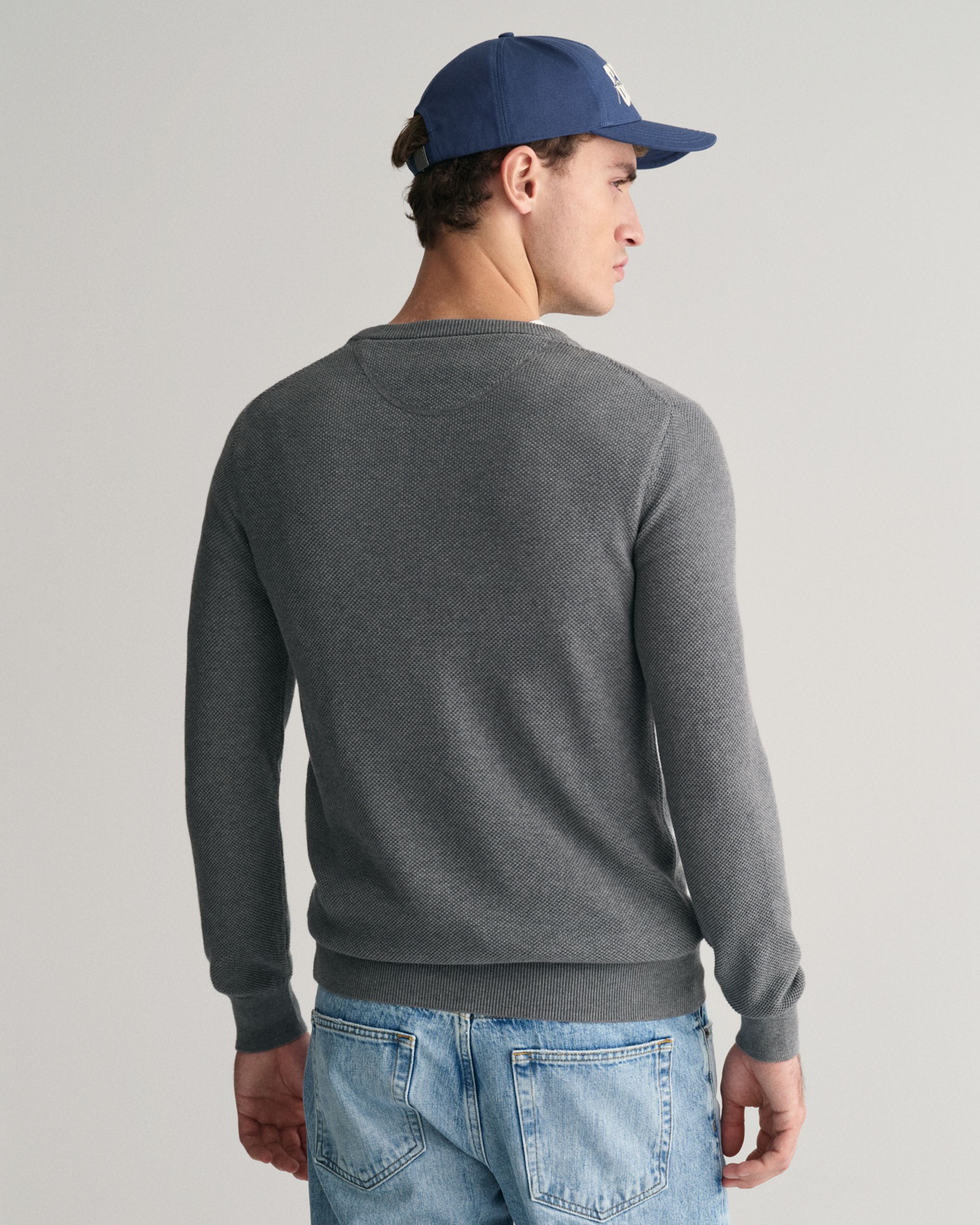 Gant |  Gant Pullover  | XXL | dark grey melange