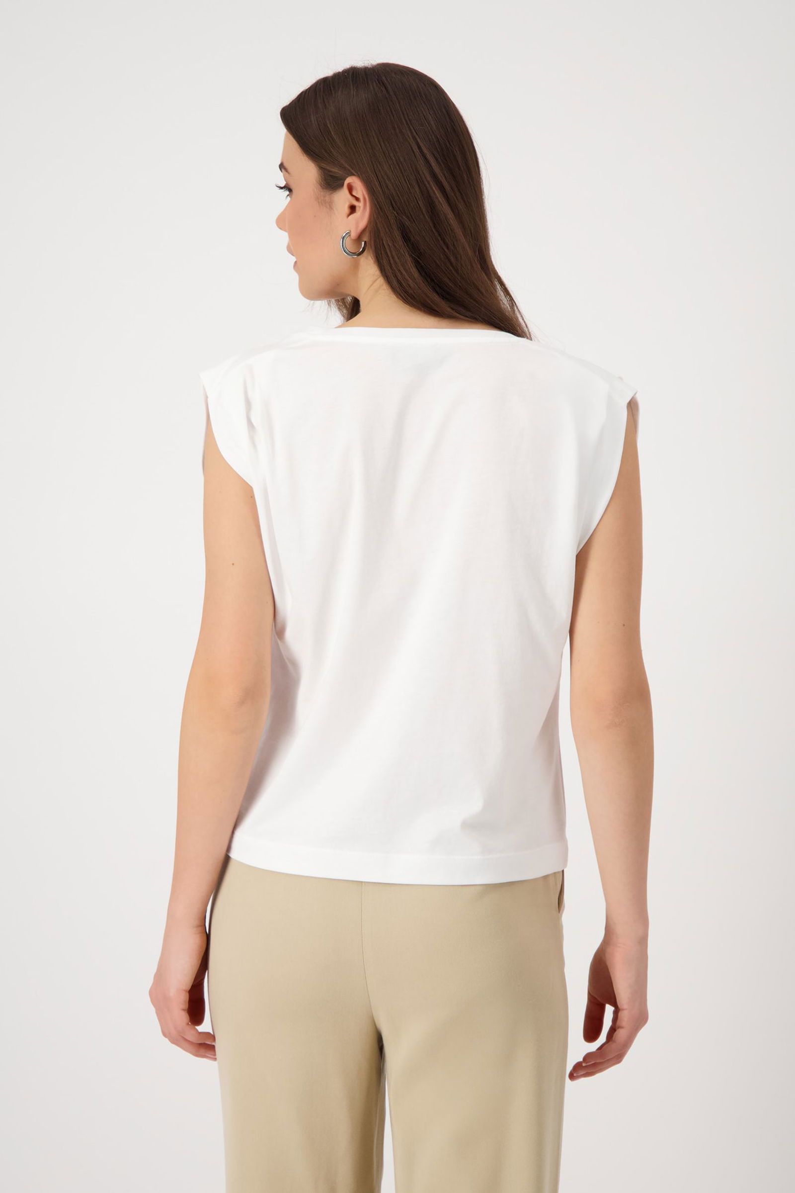 Monari |  T-Shirt, cream | 46