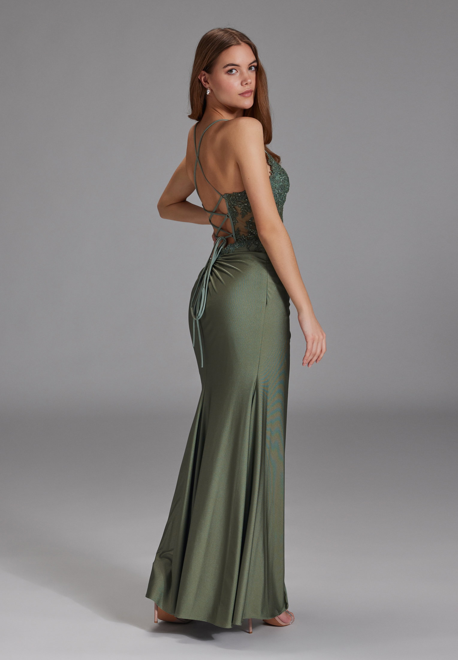 Hey Kyla Bodycon Kleid mit Spitzenstickerei #2