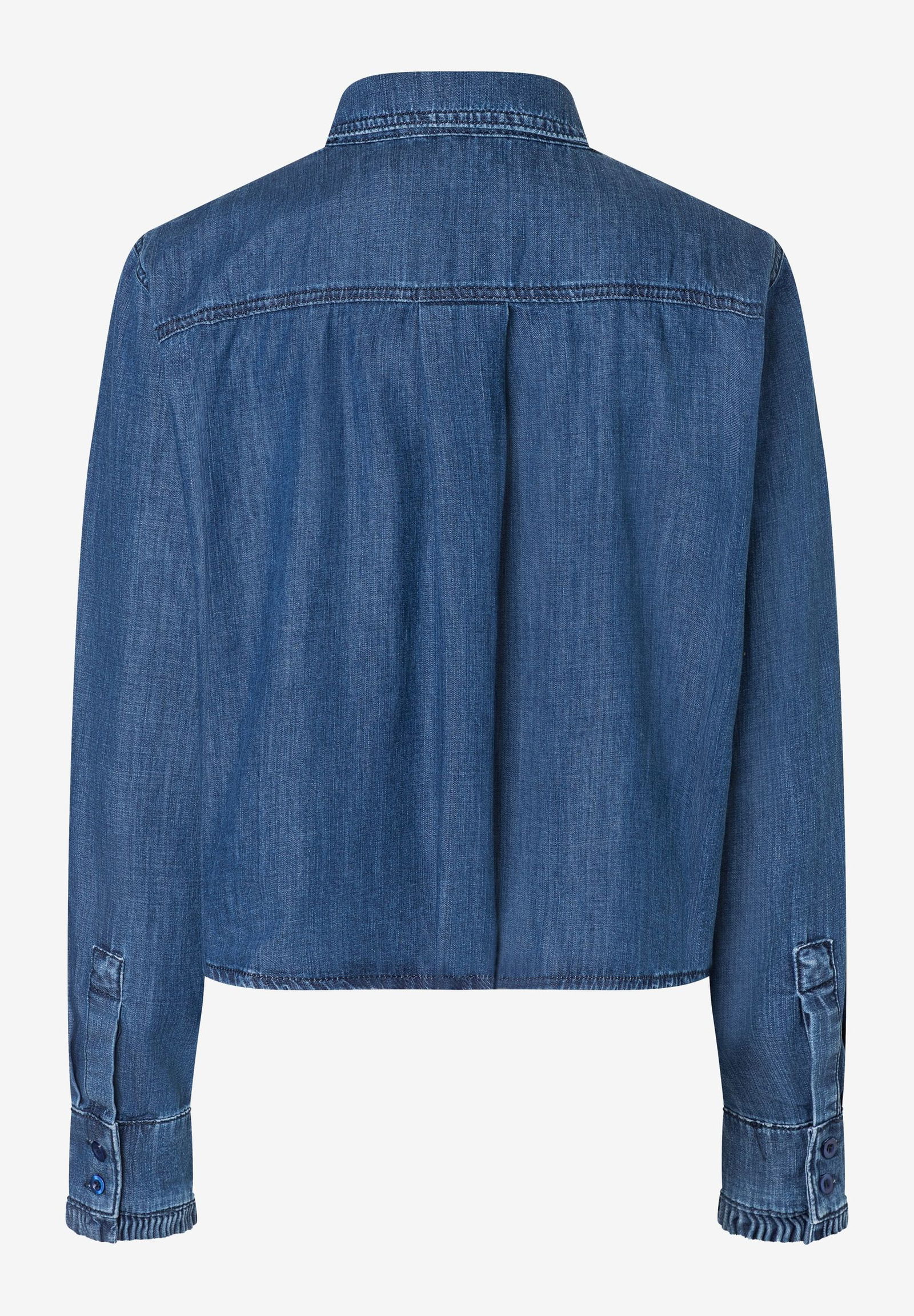 More & More |  Kurze Jeansbluse | 40 | denim