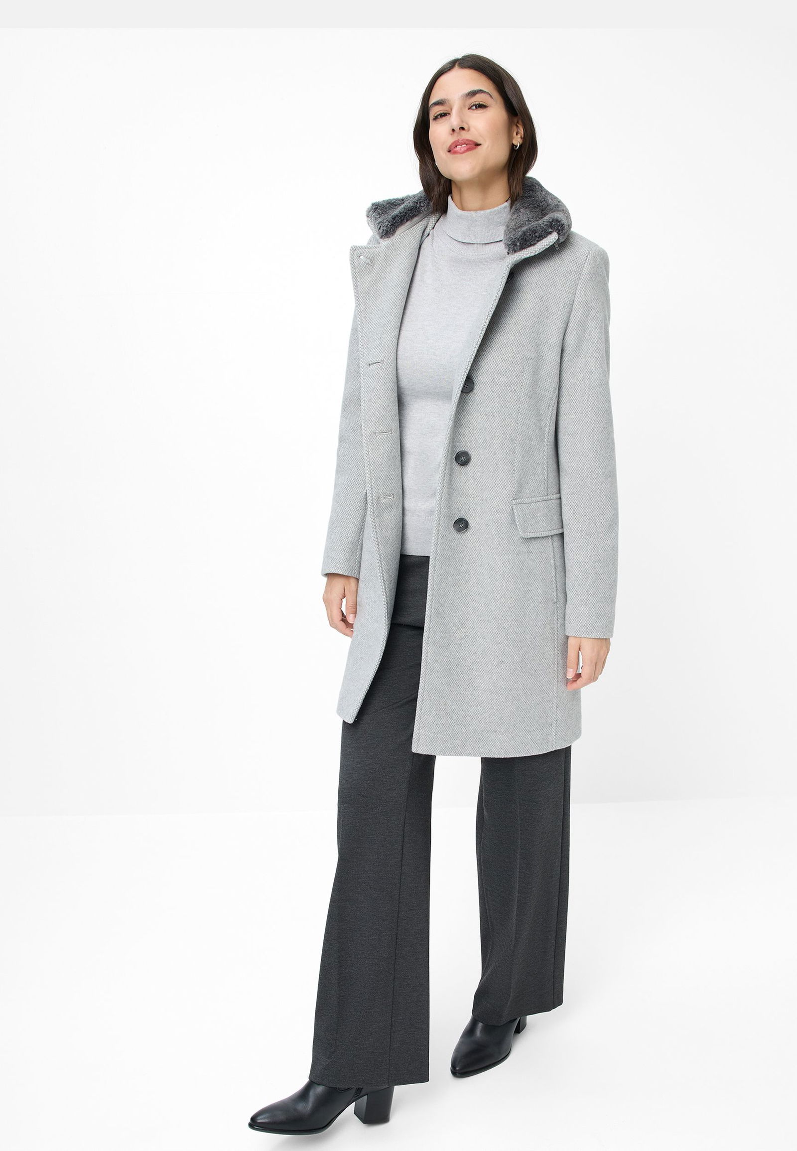 Fuchs & Schmitt |  Fuchs & Schmitt Wollkurzmantel  | 48 | 11507_7020