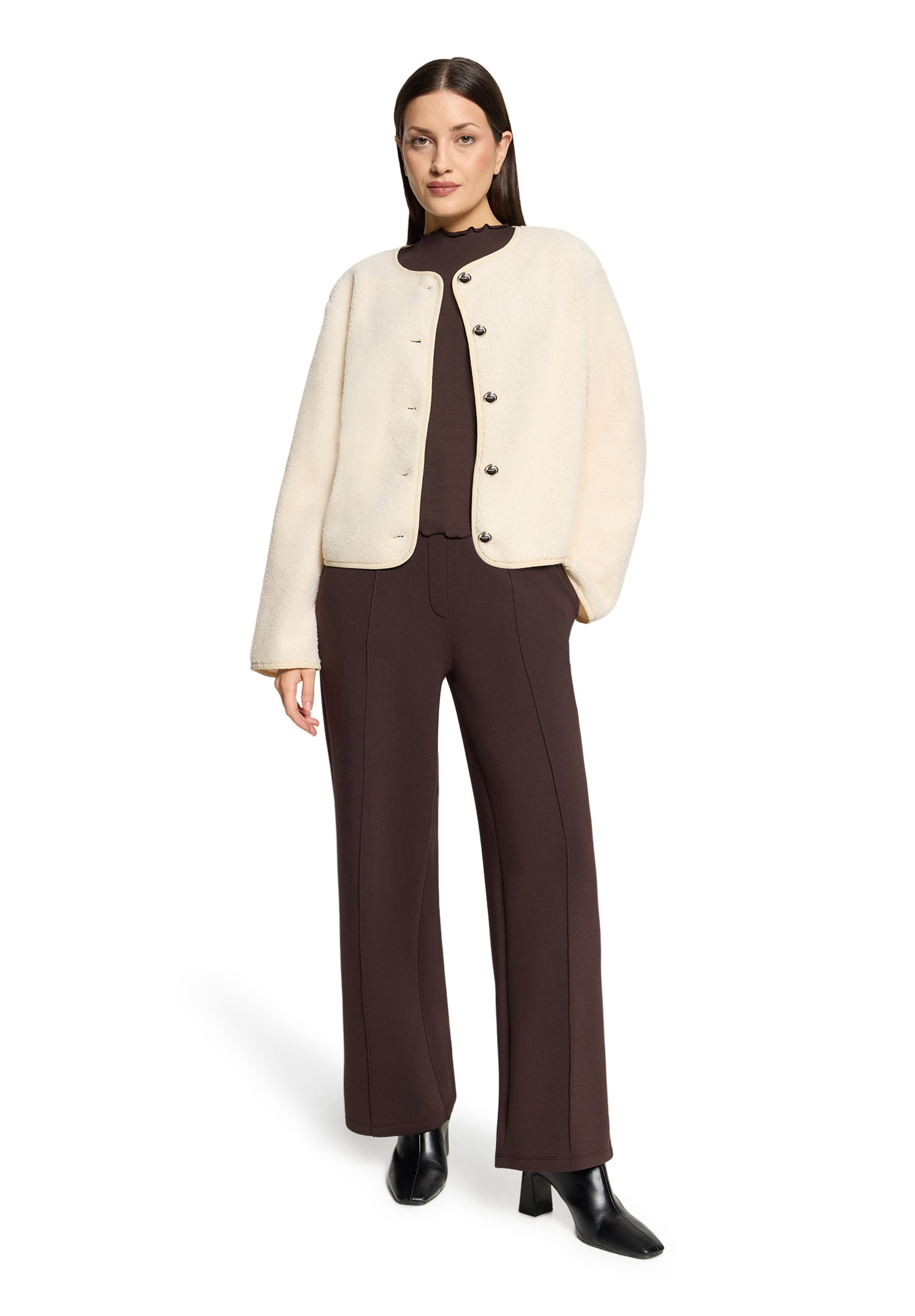 Sweat Jacke Kurz 1/1 Arm, White Swan #5