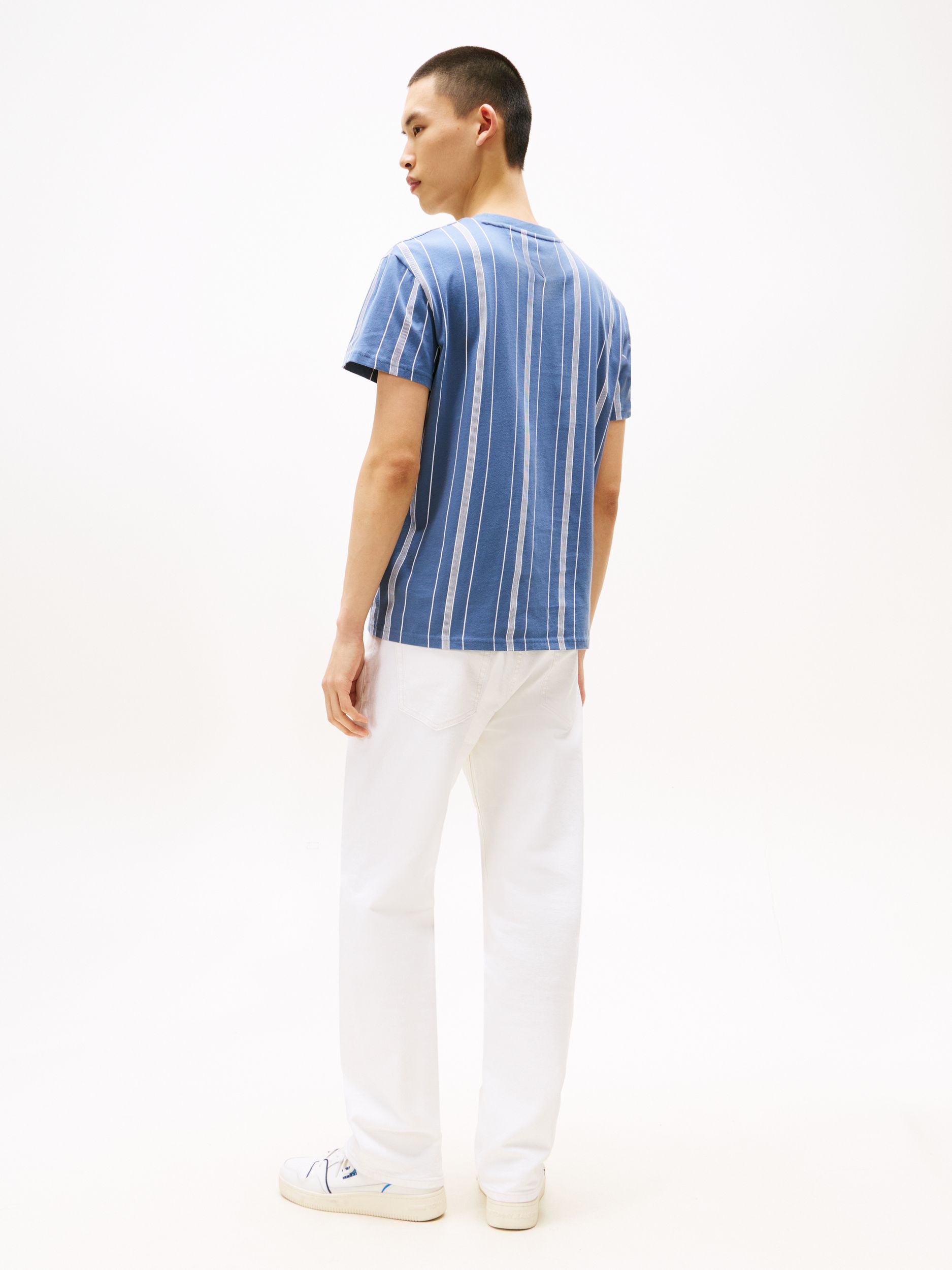 Tommy Jeans |  Tommy Jeans Shirt  | M | blue spell / stripe