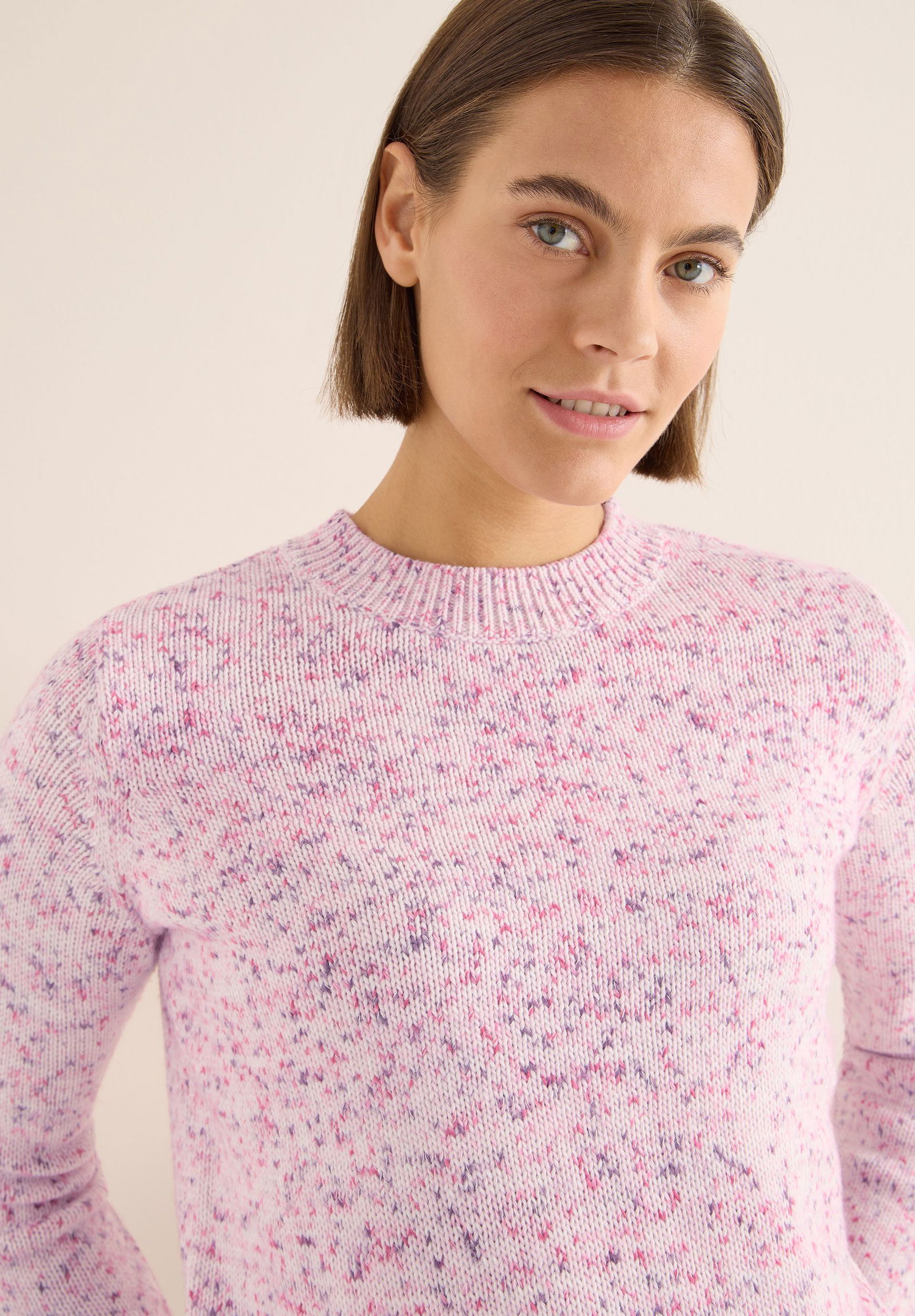  | Space dye pullover, dark blossom melange | L | 11231_16965