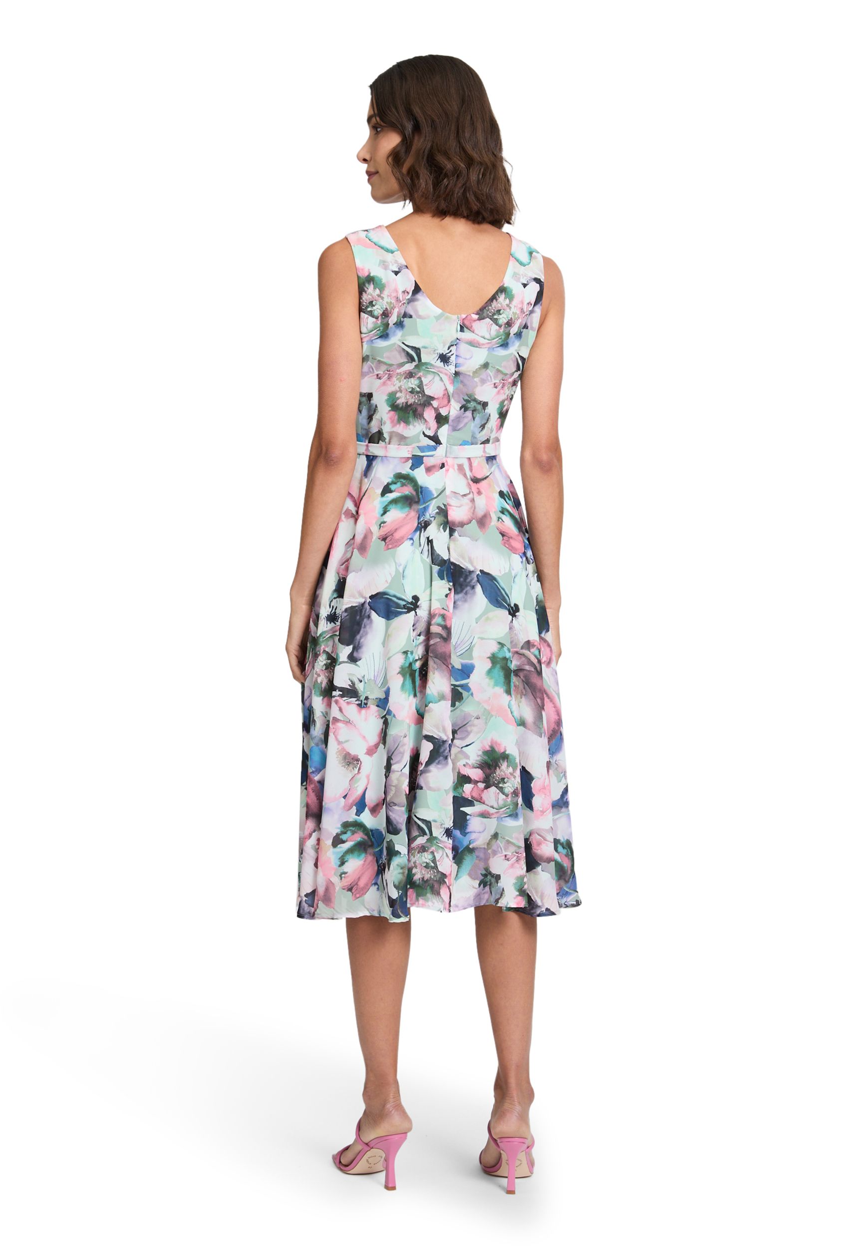 Vera Mont |  Vera Mont Kurzes Kleid  | 44 | green/rosé