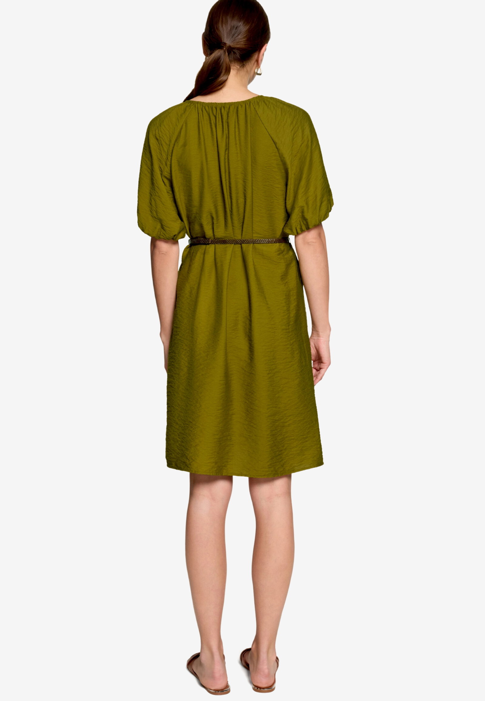 Kleid Kurz 1/2 Arm, Fir Green #3
