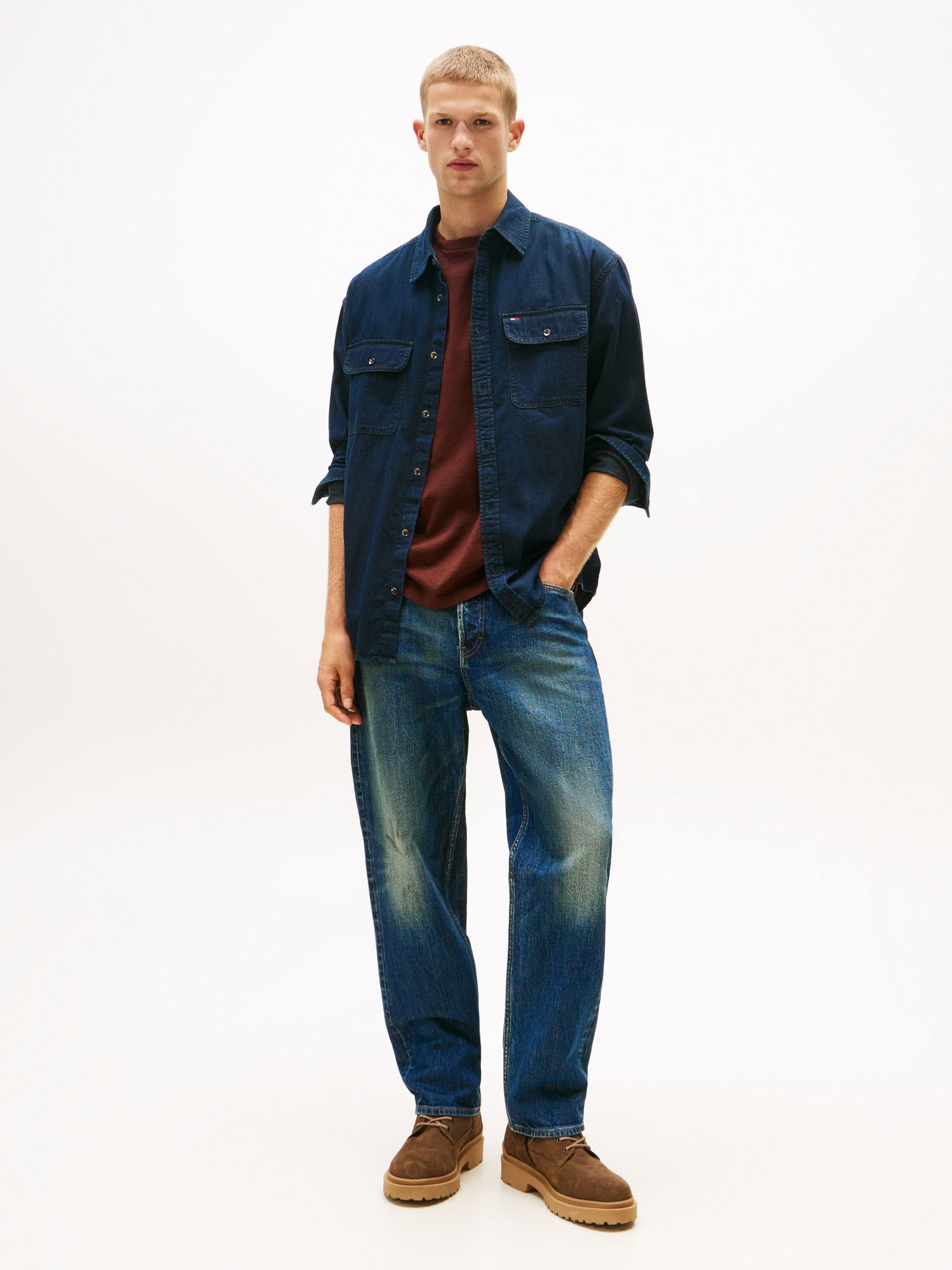 f1ffca682ba50eef2286c9f4d64c41db Tommy Jeans | Tommy Jeans Shirt | M | denim dark
