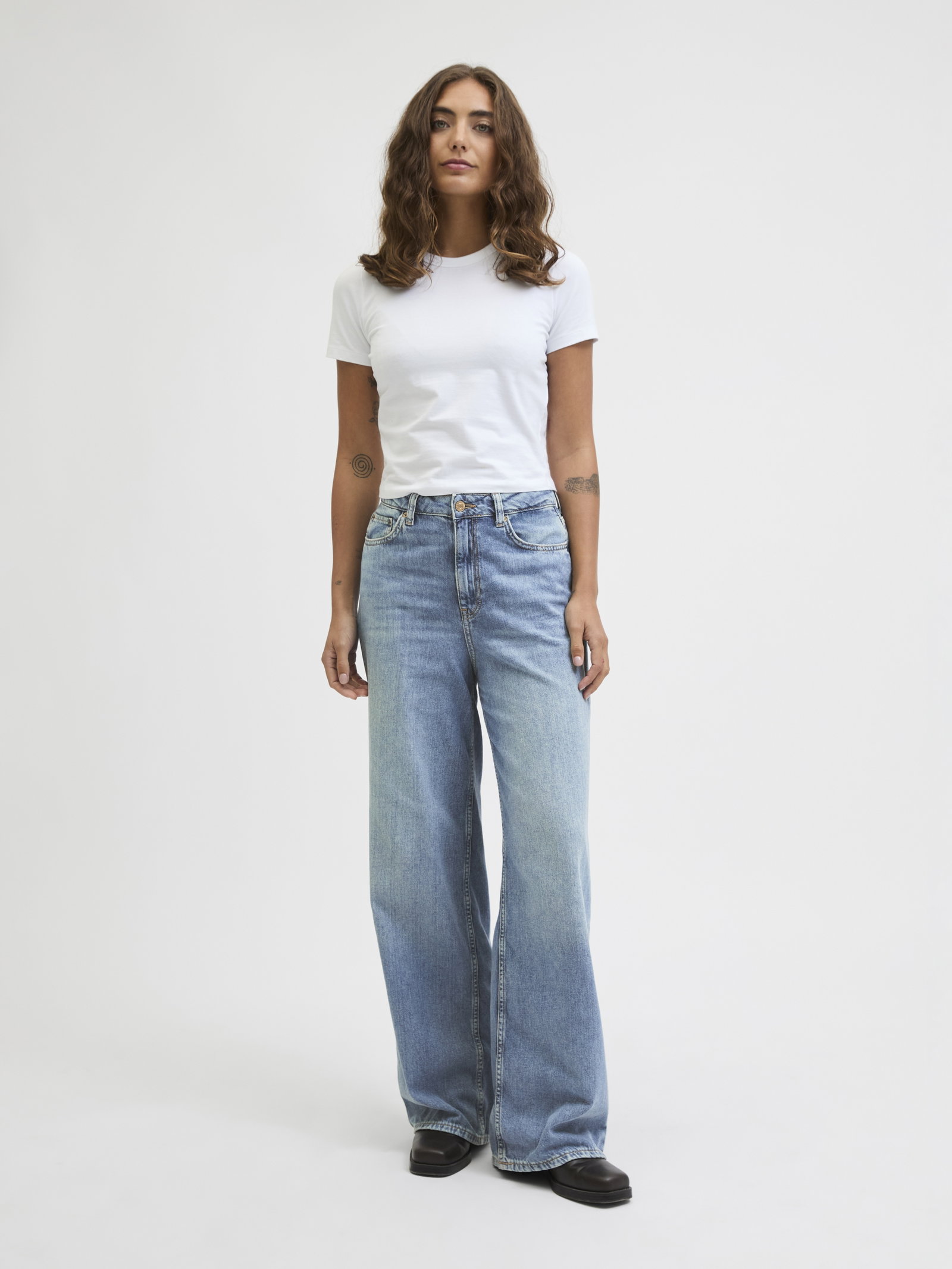 JXTOKYO WIDE HW JEANS R6078 DNM NOO, Light Blue Denim #8