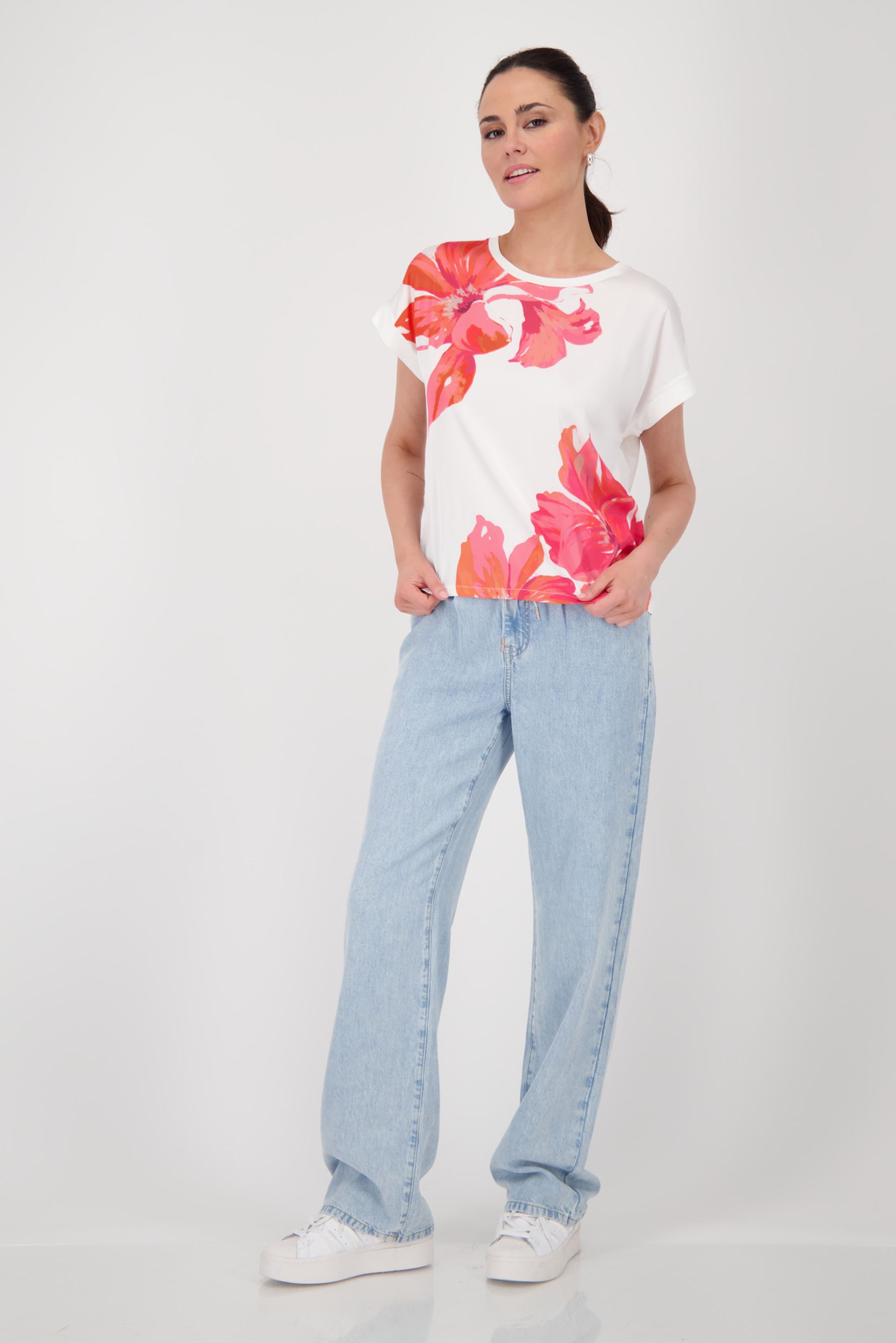 Monari |  Bluse, cream | 42