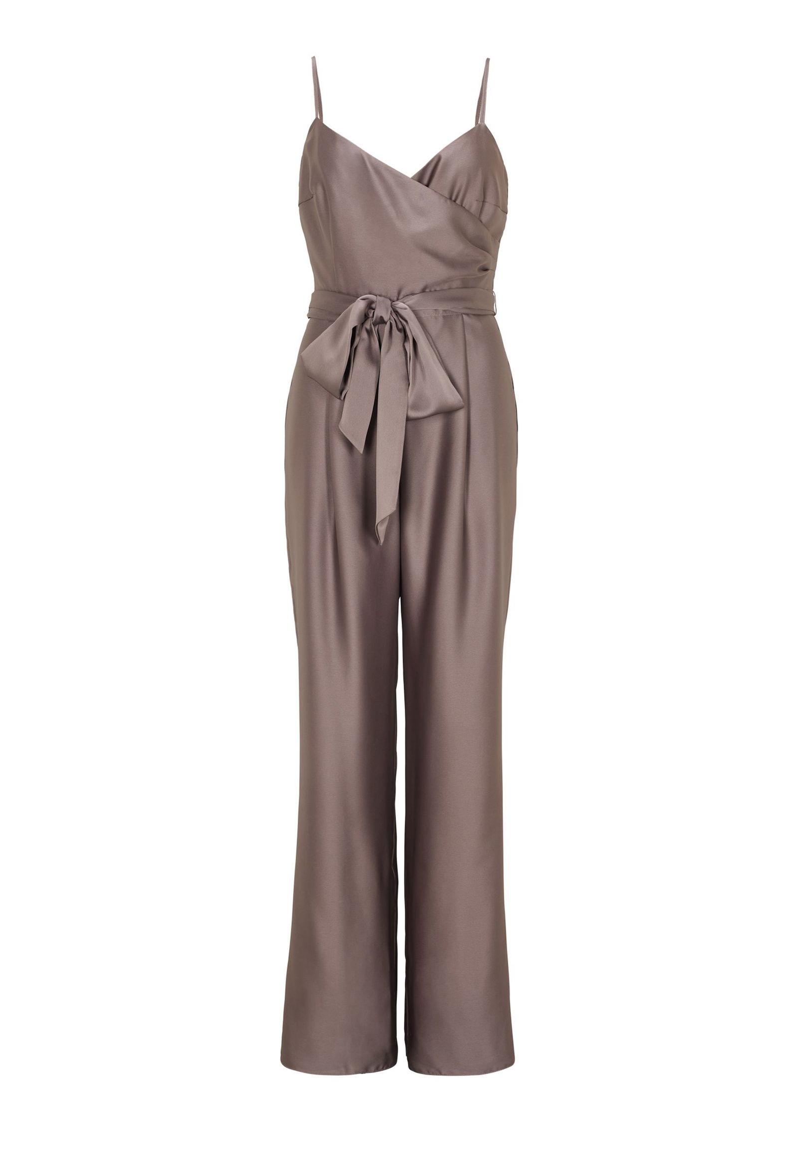 Maddison satin hot sale wrap jumpsuit