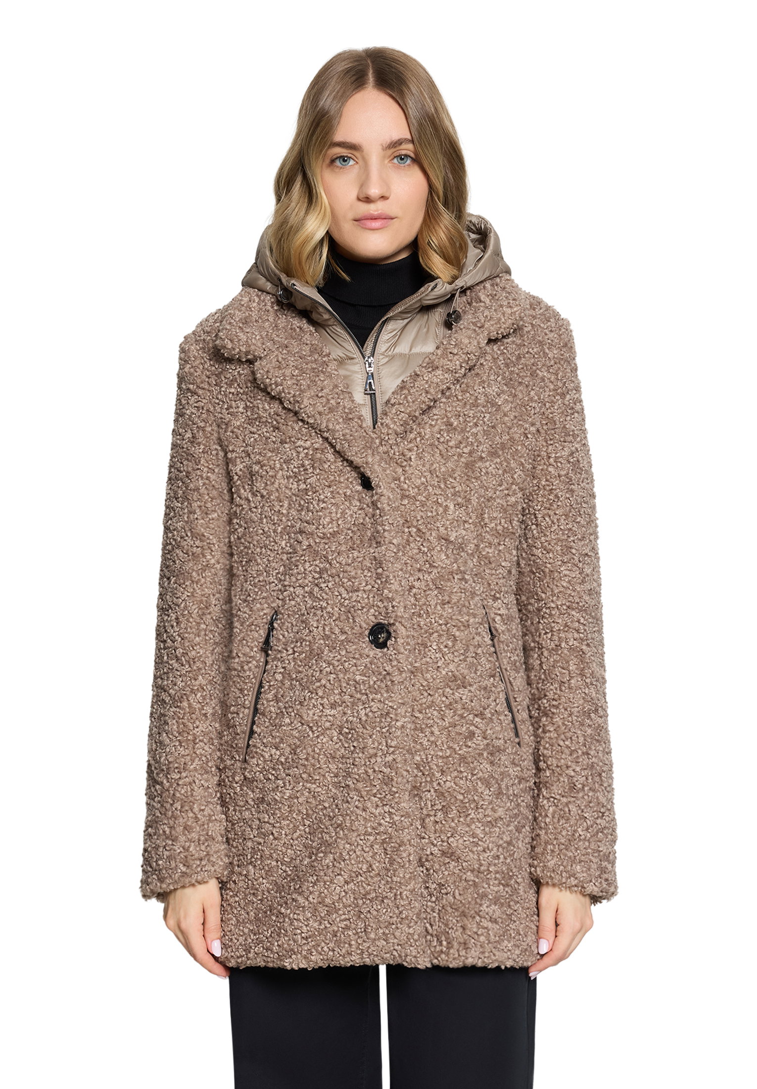 Jacke PlUEsch, Golden Almond #3