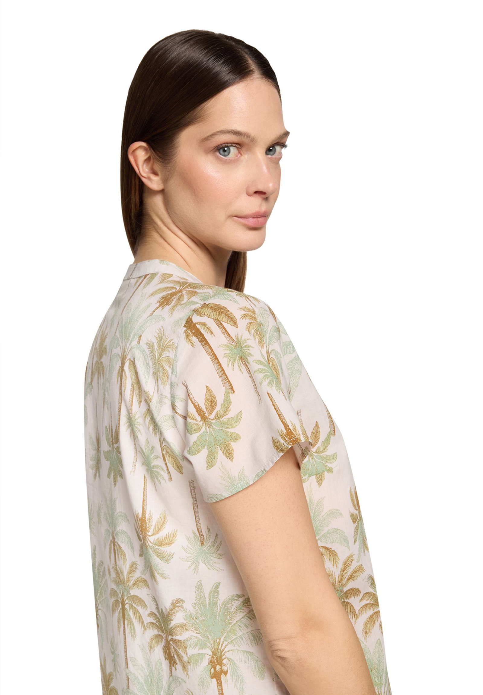 Cartoon |  Cartoon Druckbluse  | 36 | nature/green