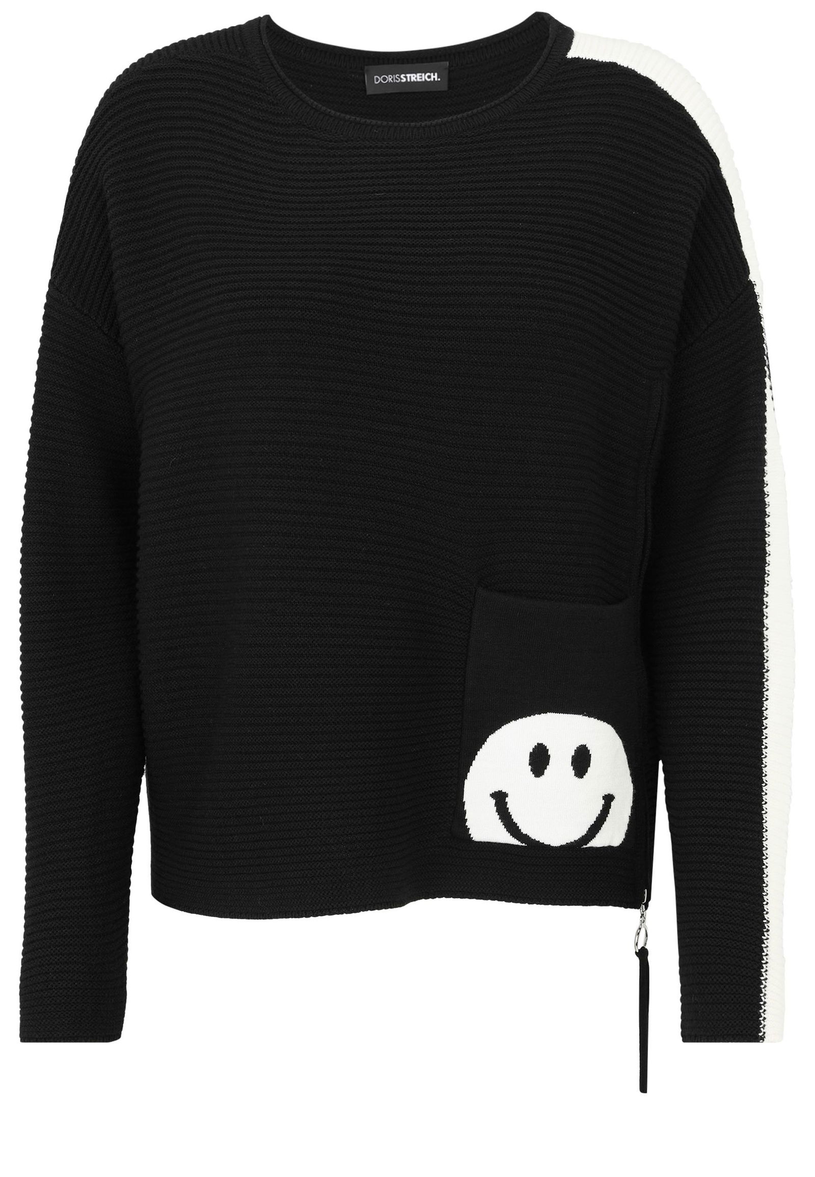  |  Pulli, Schwarz/WeiSS | 50 | schwarz-weiß