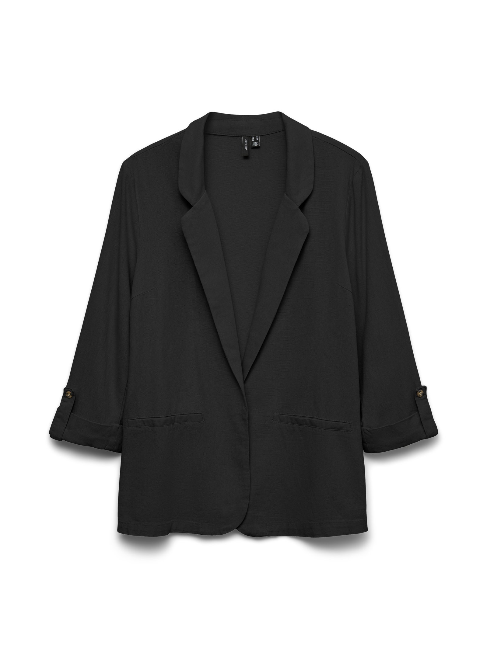 VMJESMILO 3/4 LOOSE BLAZER WVN NOOS, Black #1