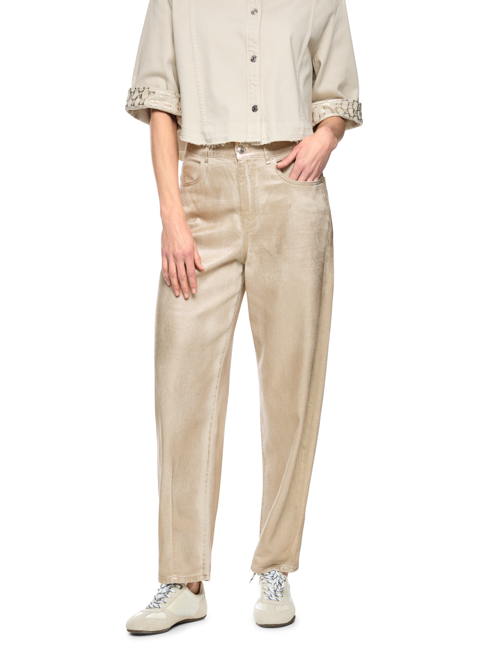 Jeans RUMA, champagne gold #6