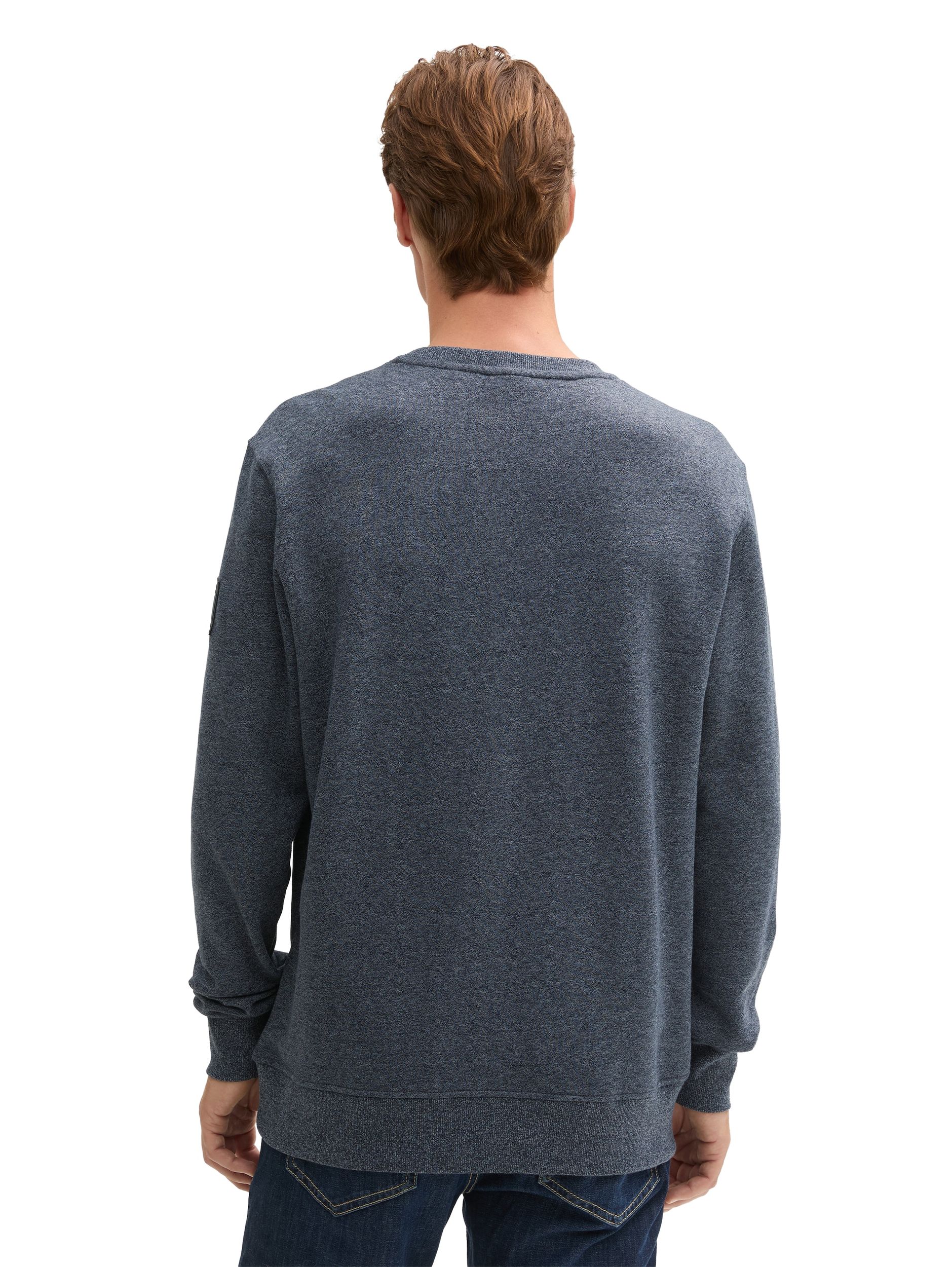 Tom Tailor |  Tom Tailor Pullover  | M | navy grindle structure