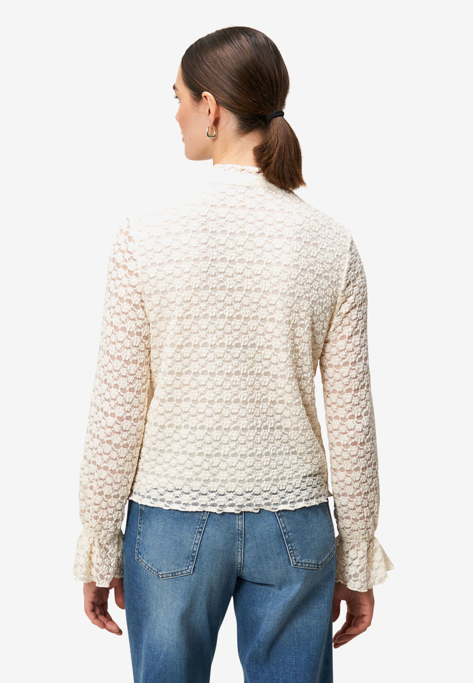 Zero |  Zero Druckbluse  | 36 | eggnog