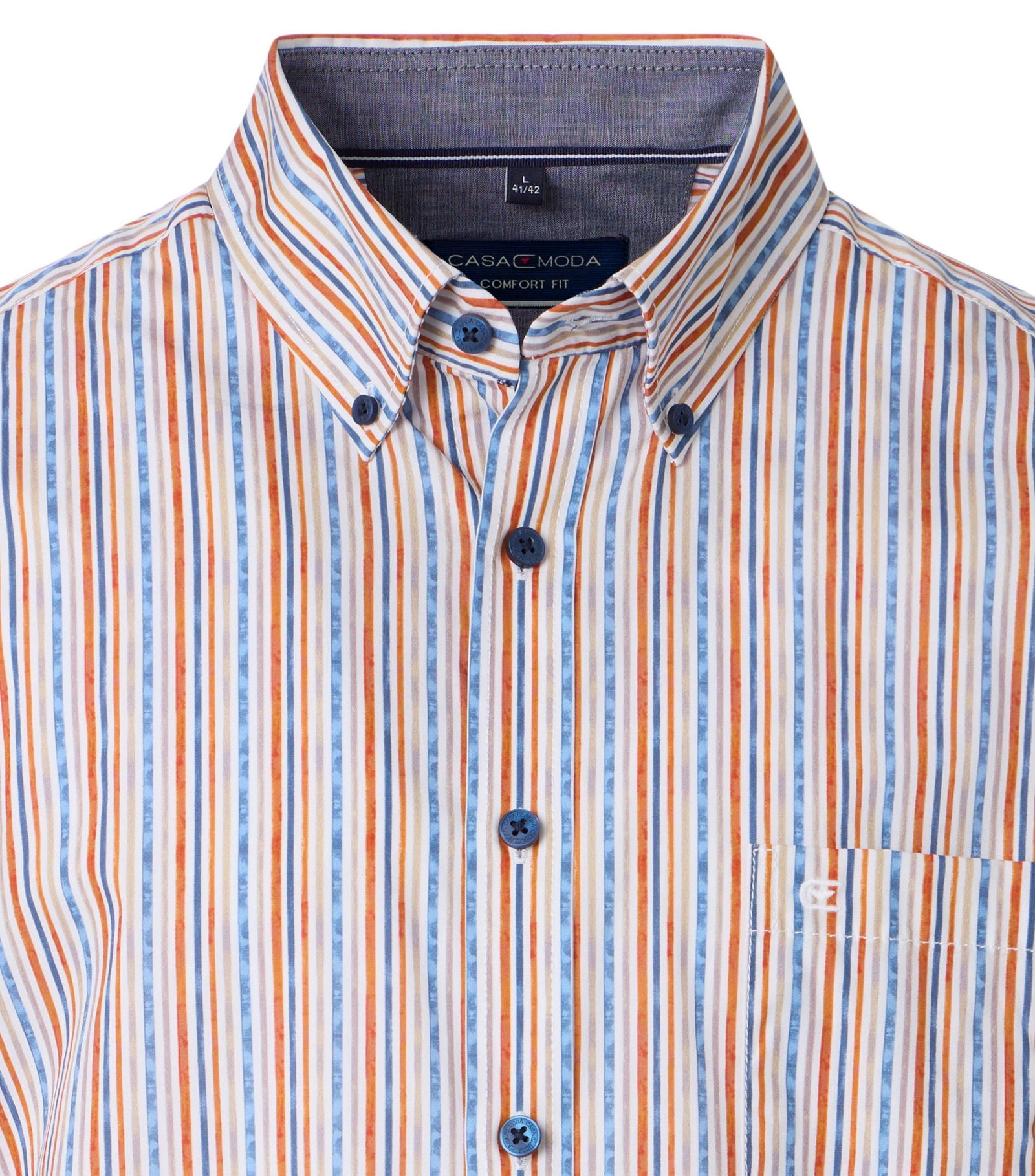 Casa Moda |  Casa Moda Hemd Comfort Fit  | 3XL | orange