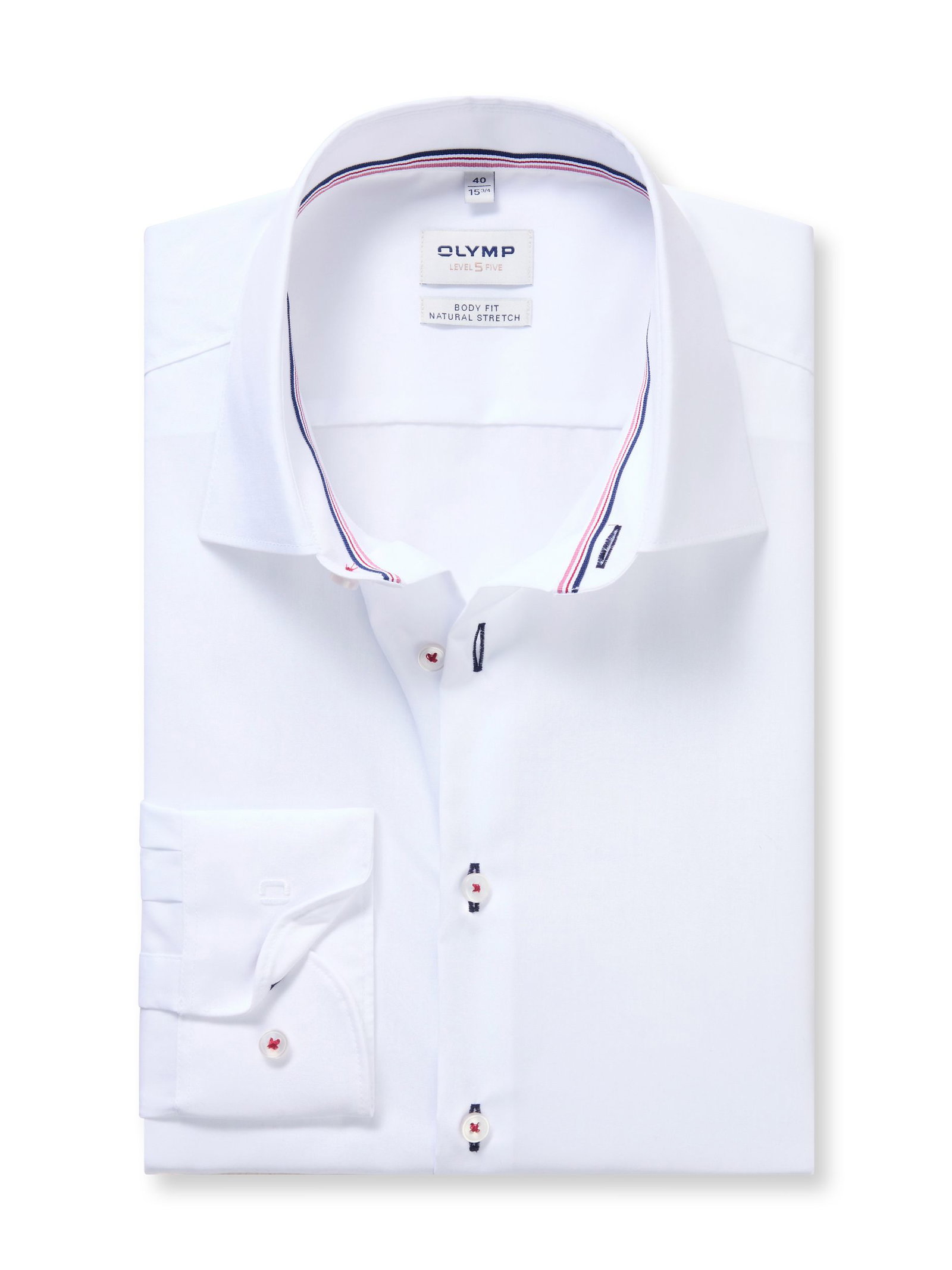 Olymp |  Olymp Hemd Slim Fit  | 44 | weiß
