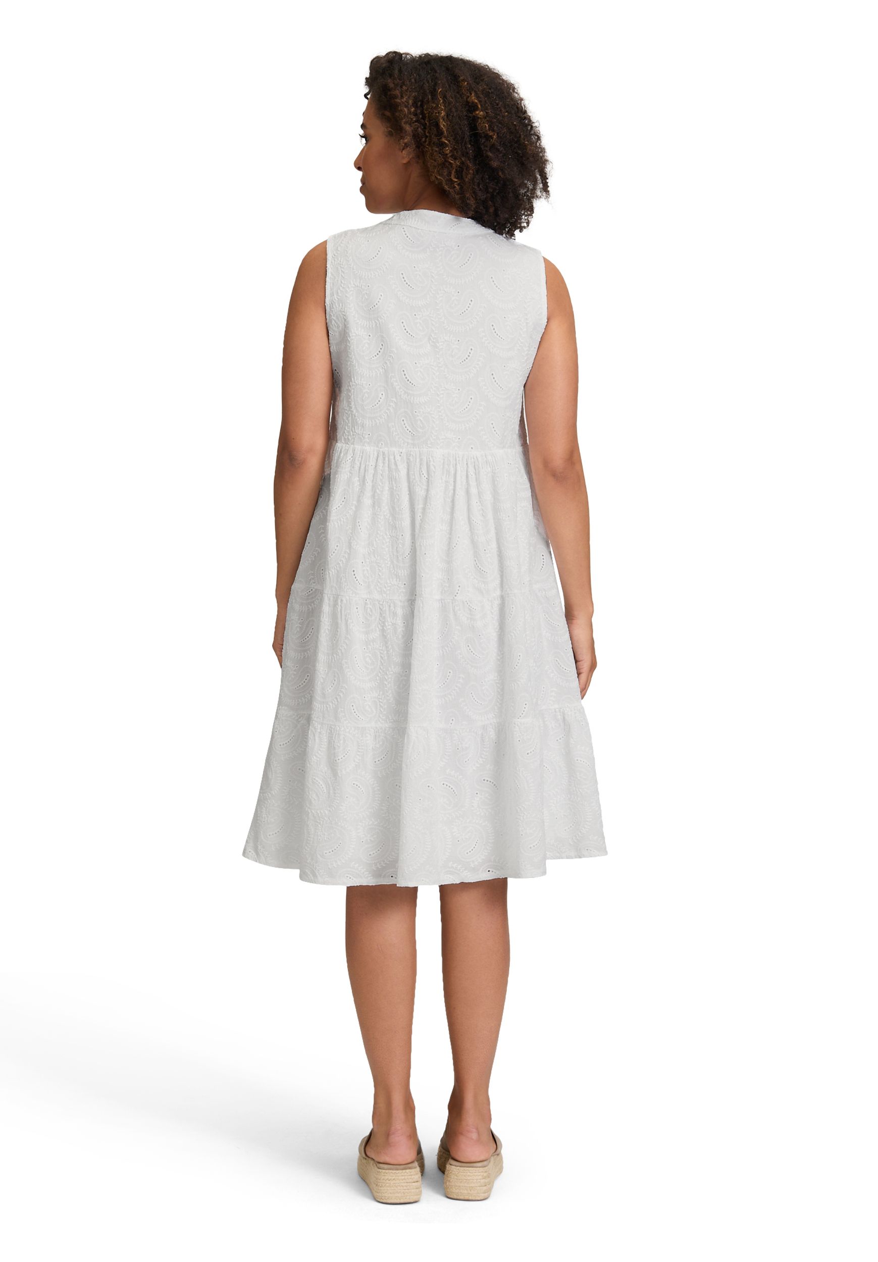  |  Kleid Kurz ohne Arm, Bright White | 38 | weiß