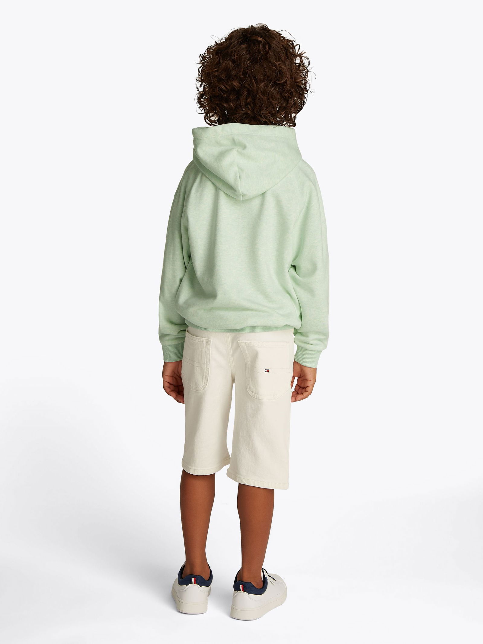 Tommy Hilfiger |  HILFIGER VARSITY HOODIE | 14 | dew green heather