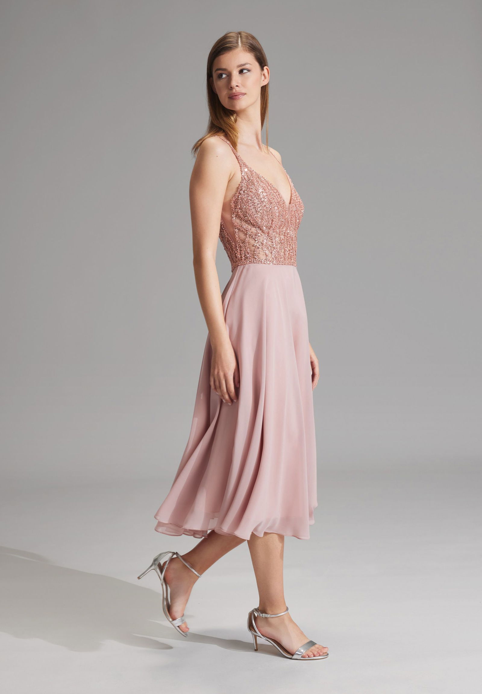 SWING |  SWING Kurzes Kleid  | 32 | flamingo pink