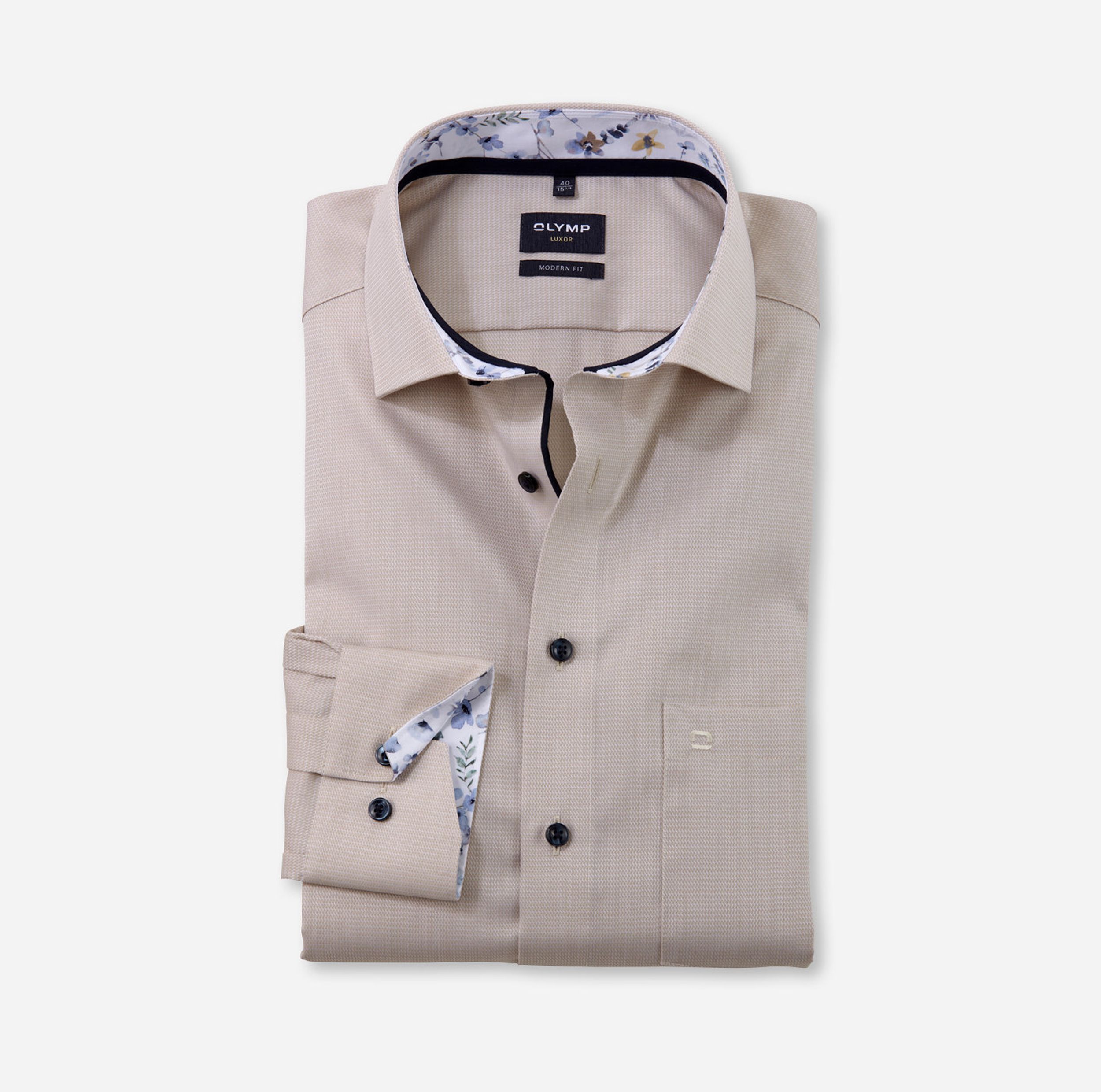 Olymp |  Olymp Hemd Modern Fit  | 43 | grün