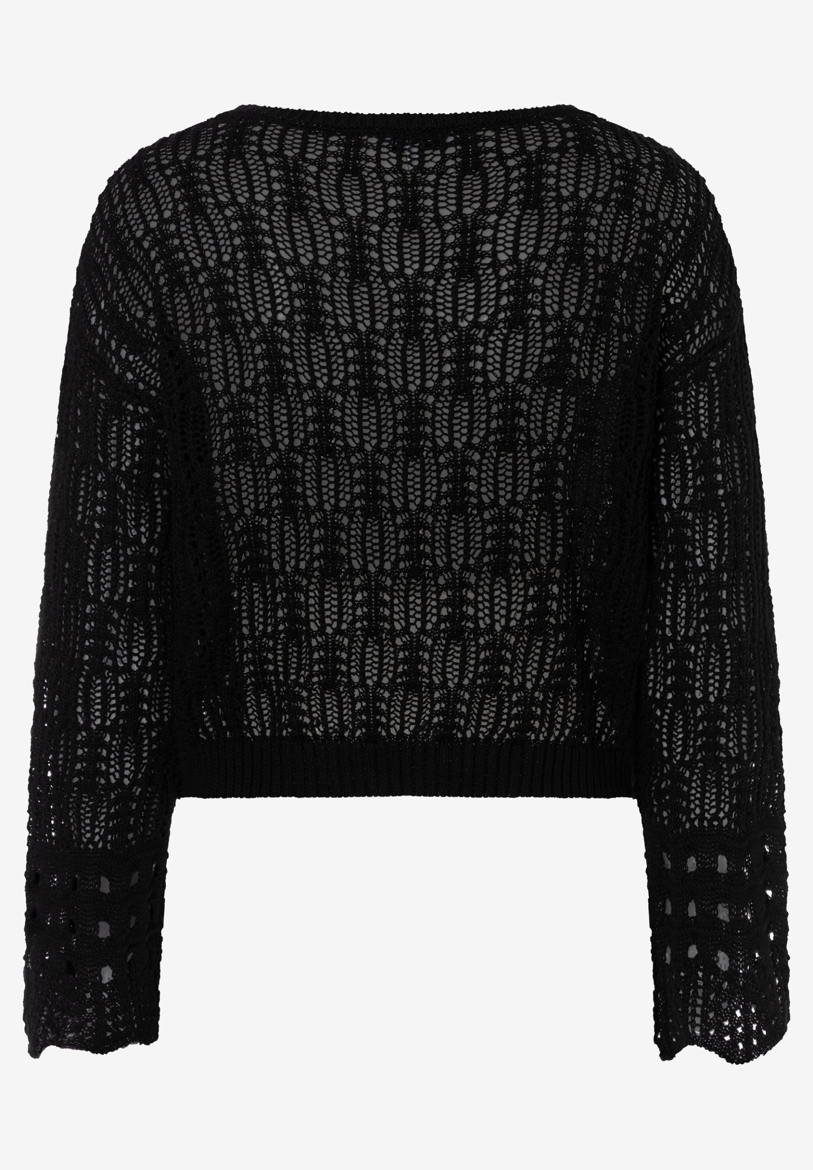 Ajour Pullover, black #2