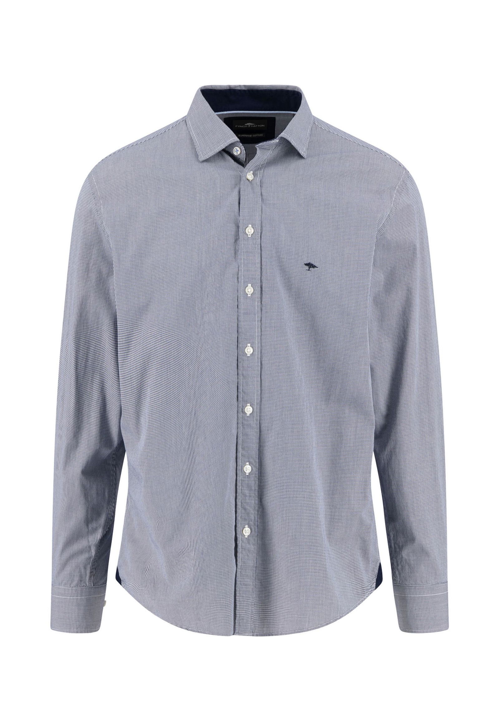 bc5b2e051ee04499a17bc4a5ef720449 Fynch Hatton | Fynch Hatton Hemd Regular Fit | XXL | navy
