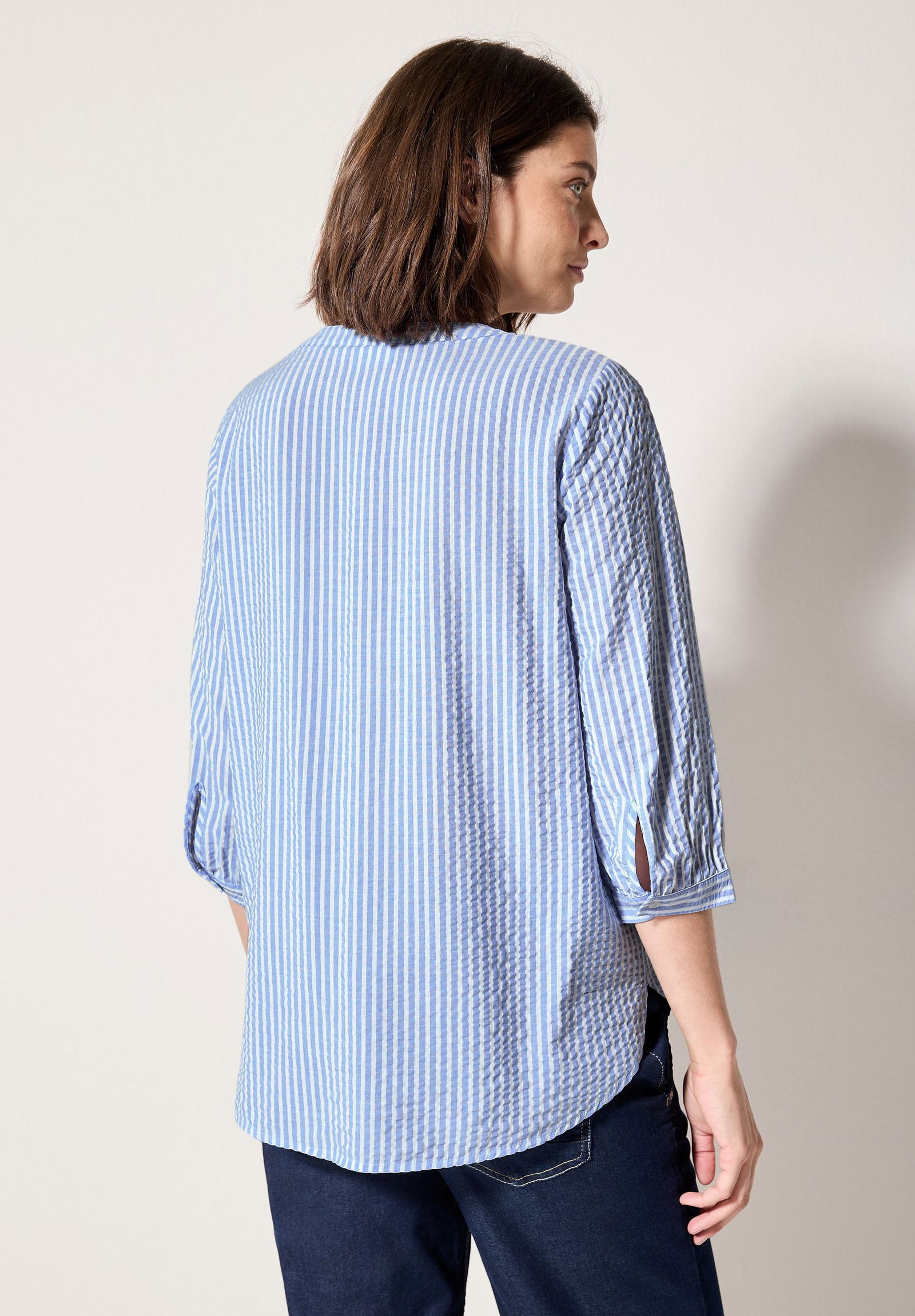 CECIL | CECIL Druckbluse | M | blouse blue