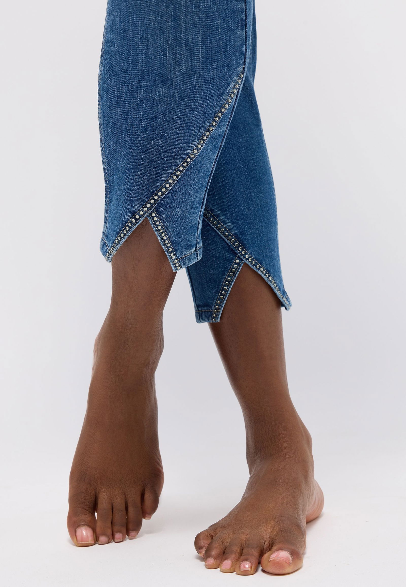 Angels | Angels Slim Fit Jeans "Ornella" | 42 | mid blue random used