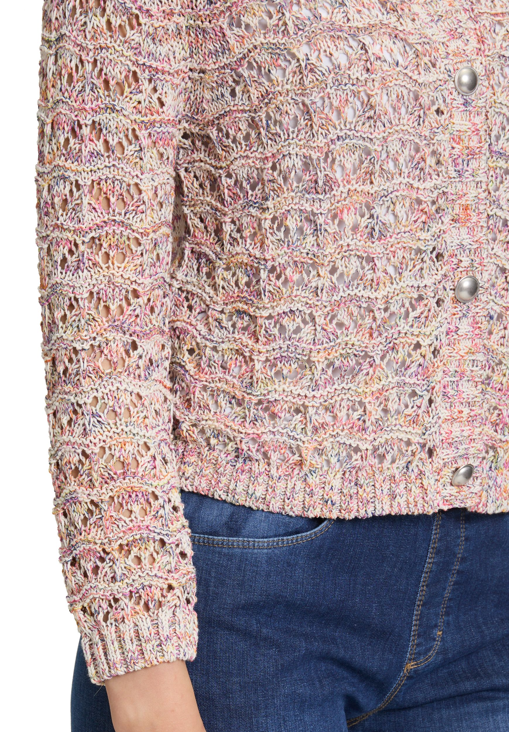 Cartoon |  Cartoon Strickjacke | Cardigan  | 38 | weiß/blau