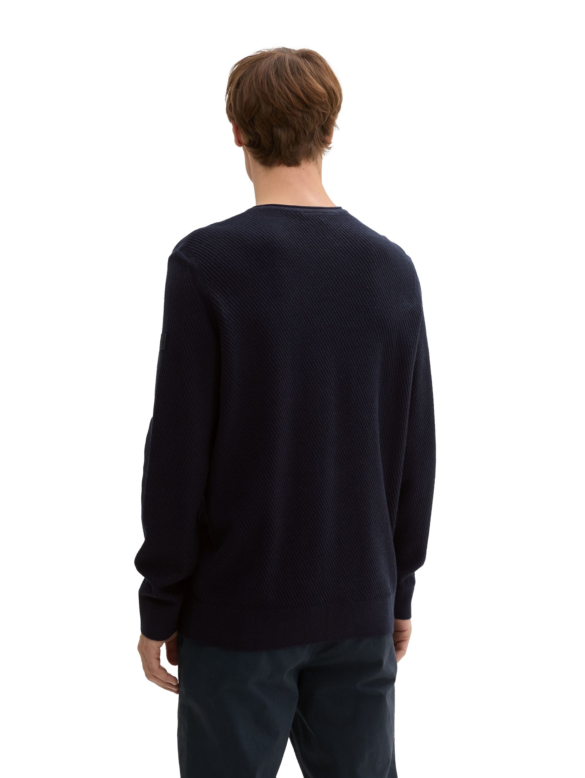 Tom Tailor |  Tom Tailor Pullover  | XXL | knitted navy melange