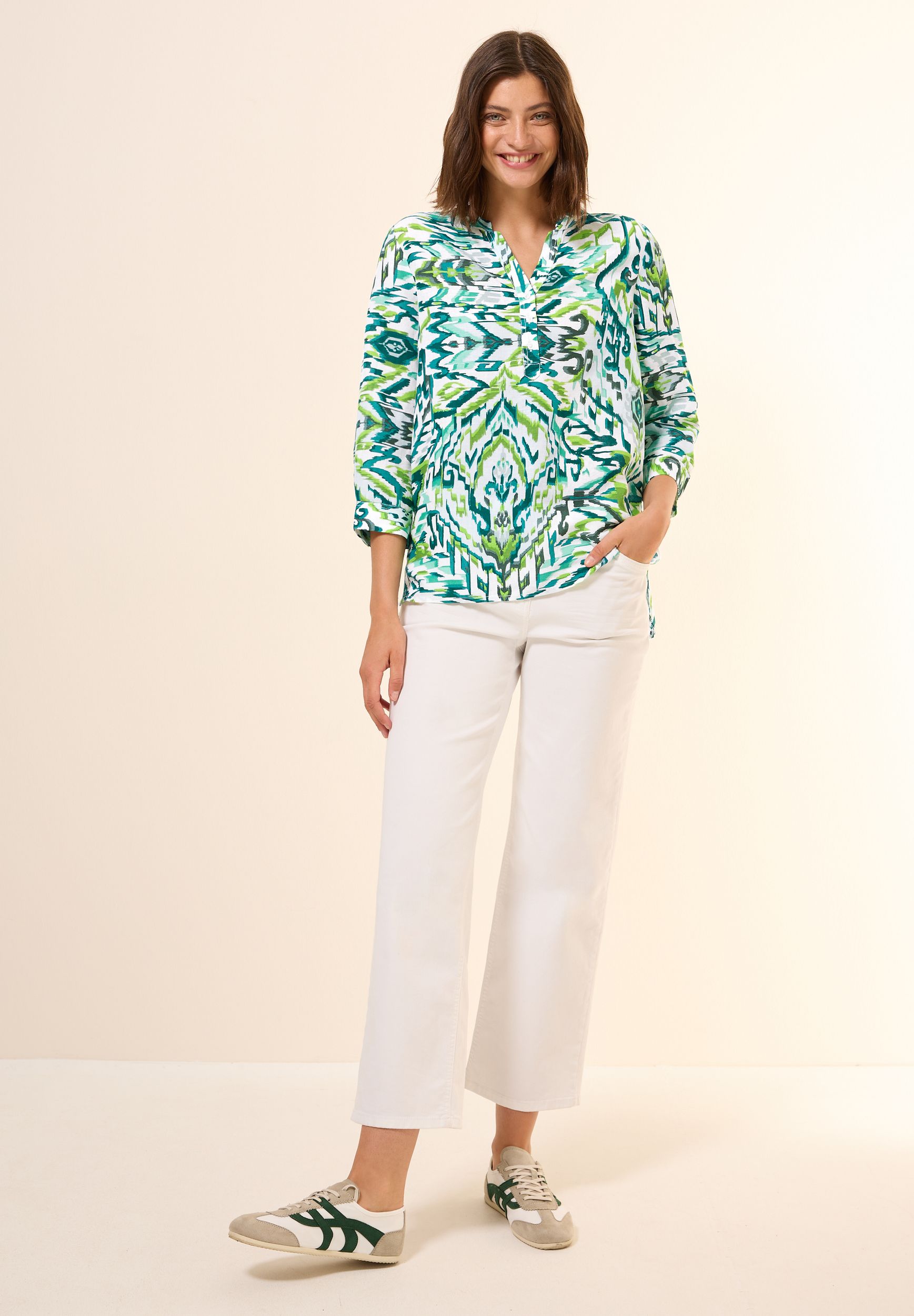CECIL |  CECIL Bluse aus Leinen  | XL | 11231_36250