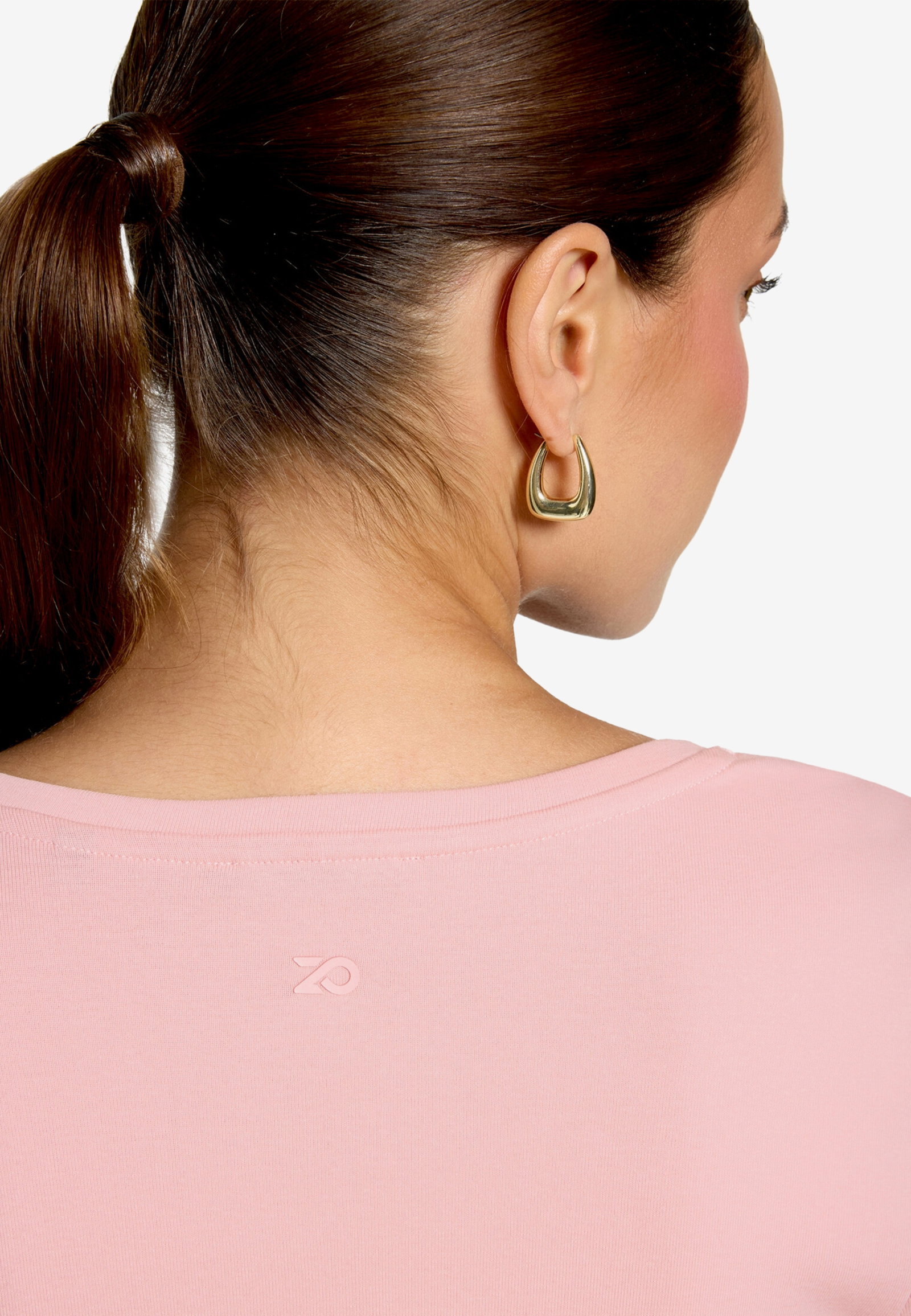 Basic-T-Shirt mit V-Ausschnitt #5