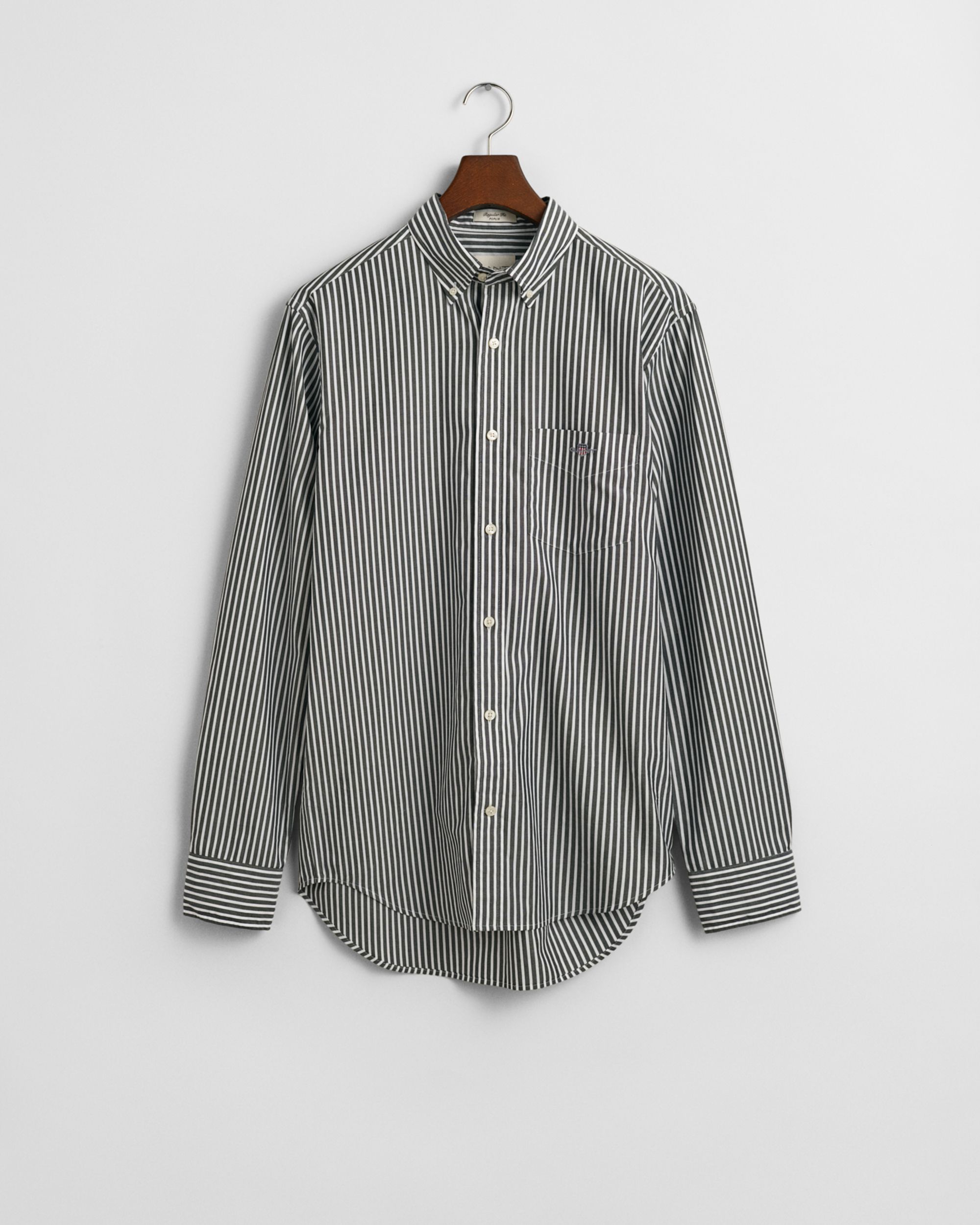 Gant |  Gant Hemd Regular Fit  | L | black