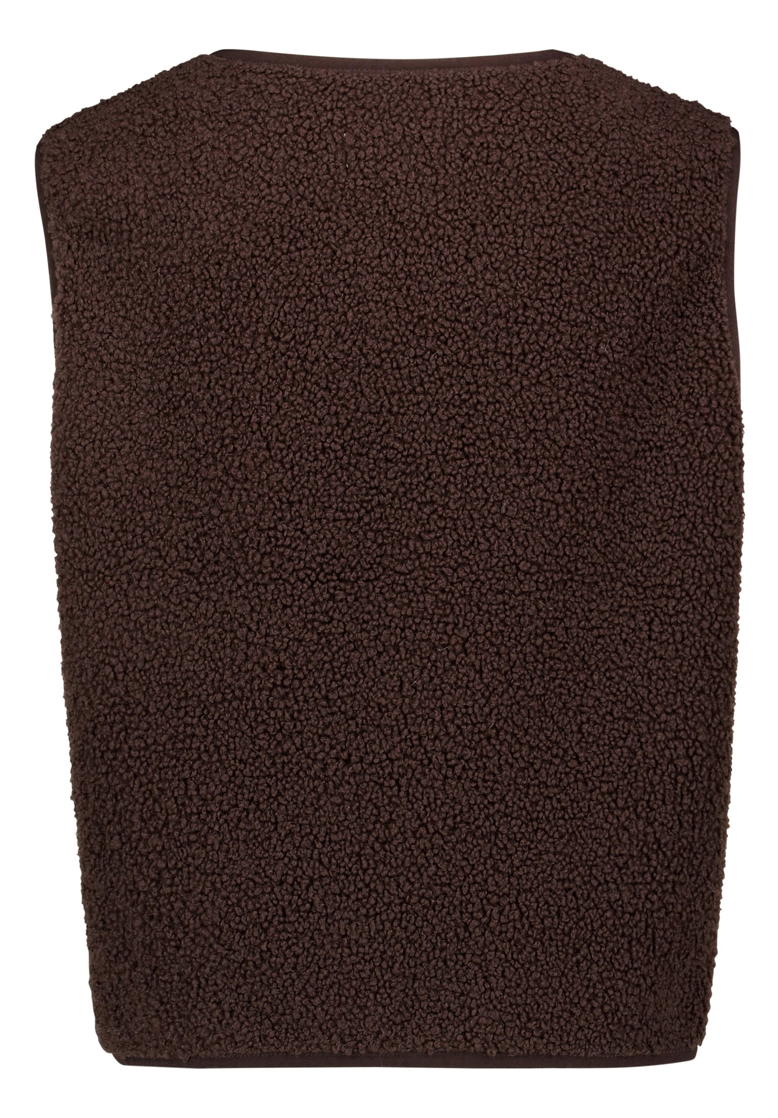 Sweat Jacke Kurz ohne Arm, Black Coffee #2