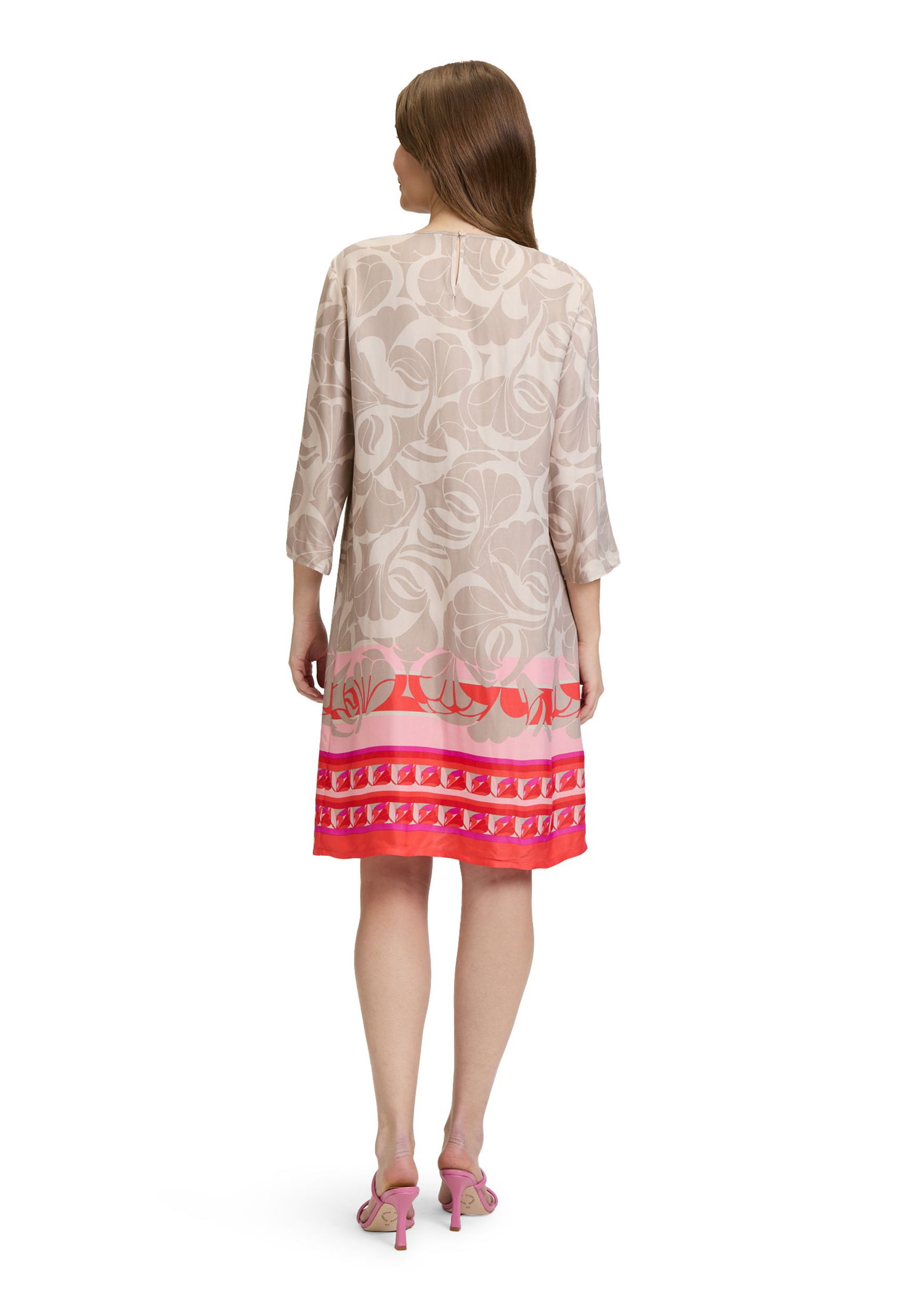 Betty Barclay |  Betty Barclay Freizeitkleid  | 40 | taupe/rot