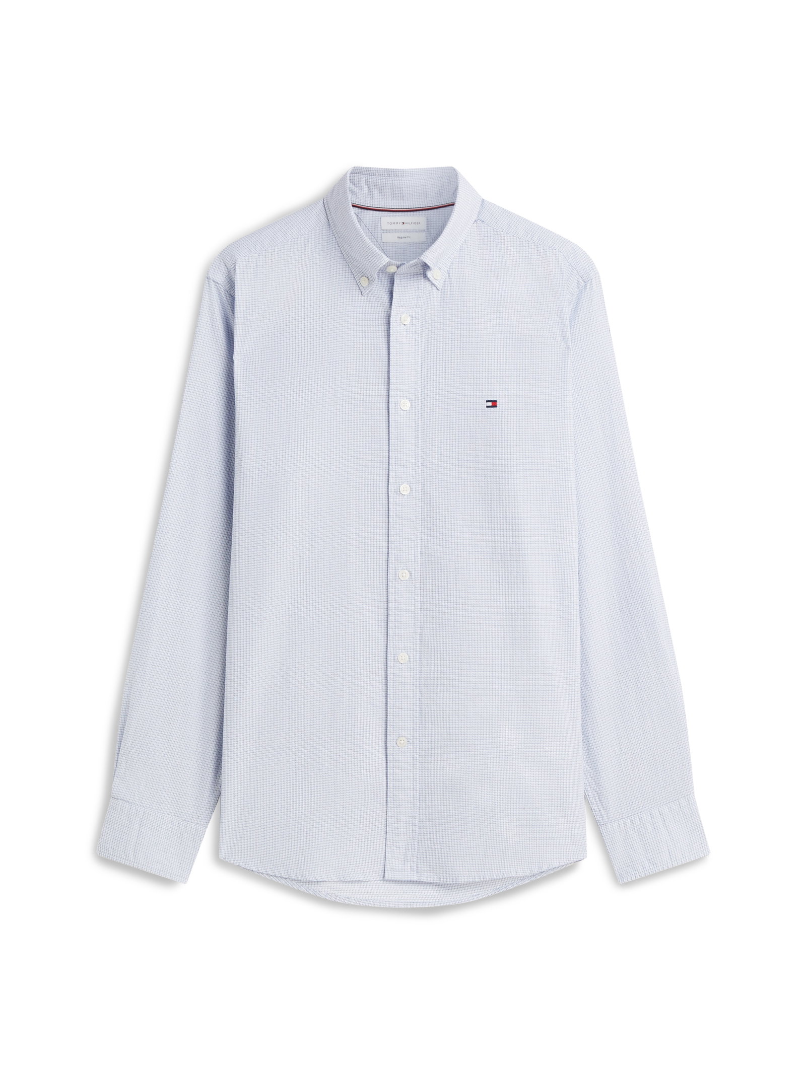 DOBBY STRUCTURE RF SHIRT, BLUE #1
