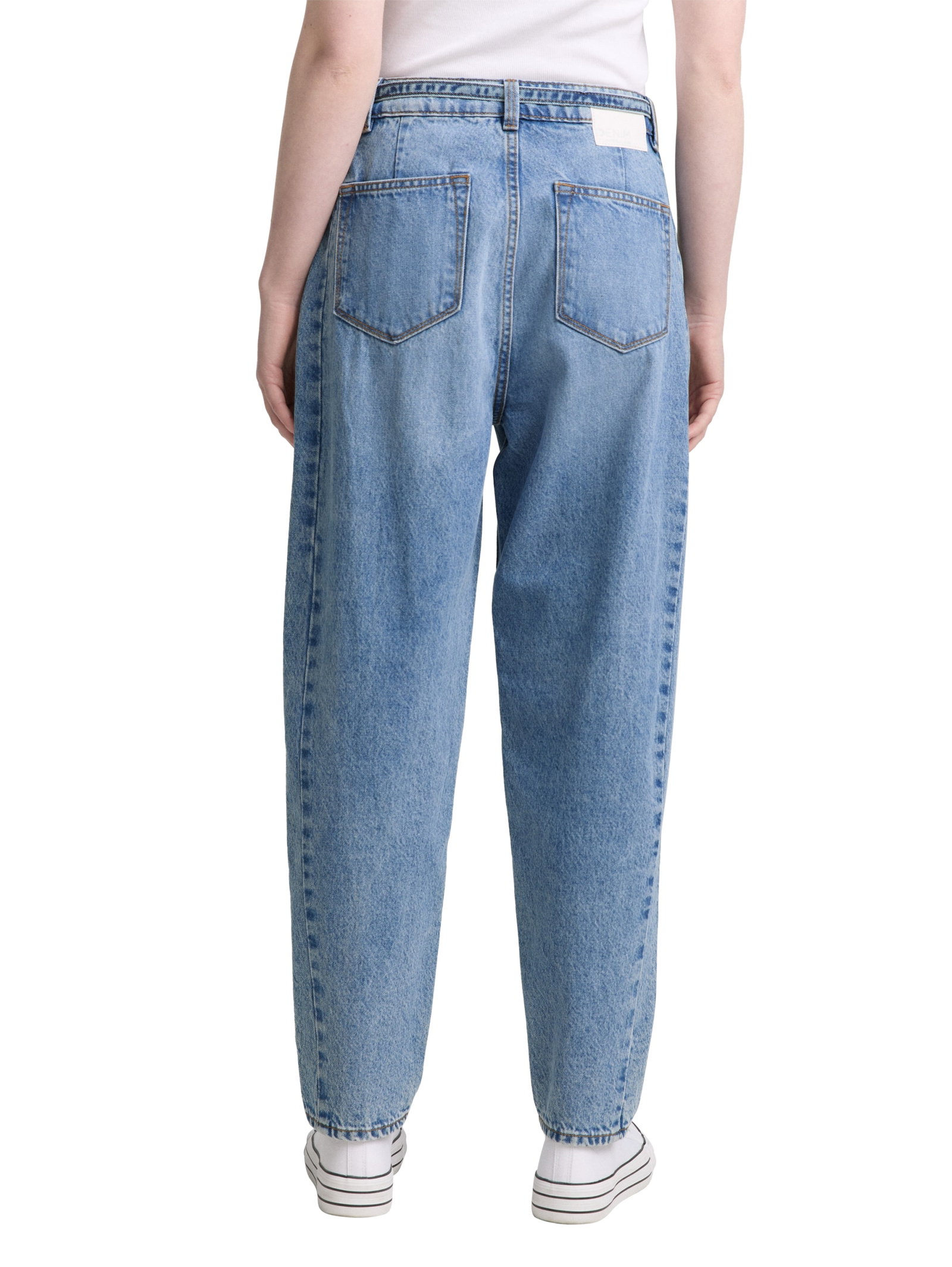 TTADEA BARREL, Used Mid Stone Blue Denim #8