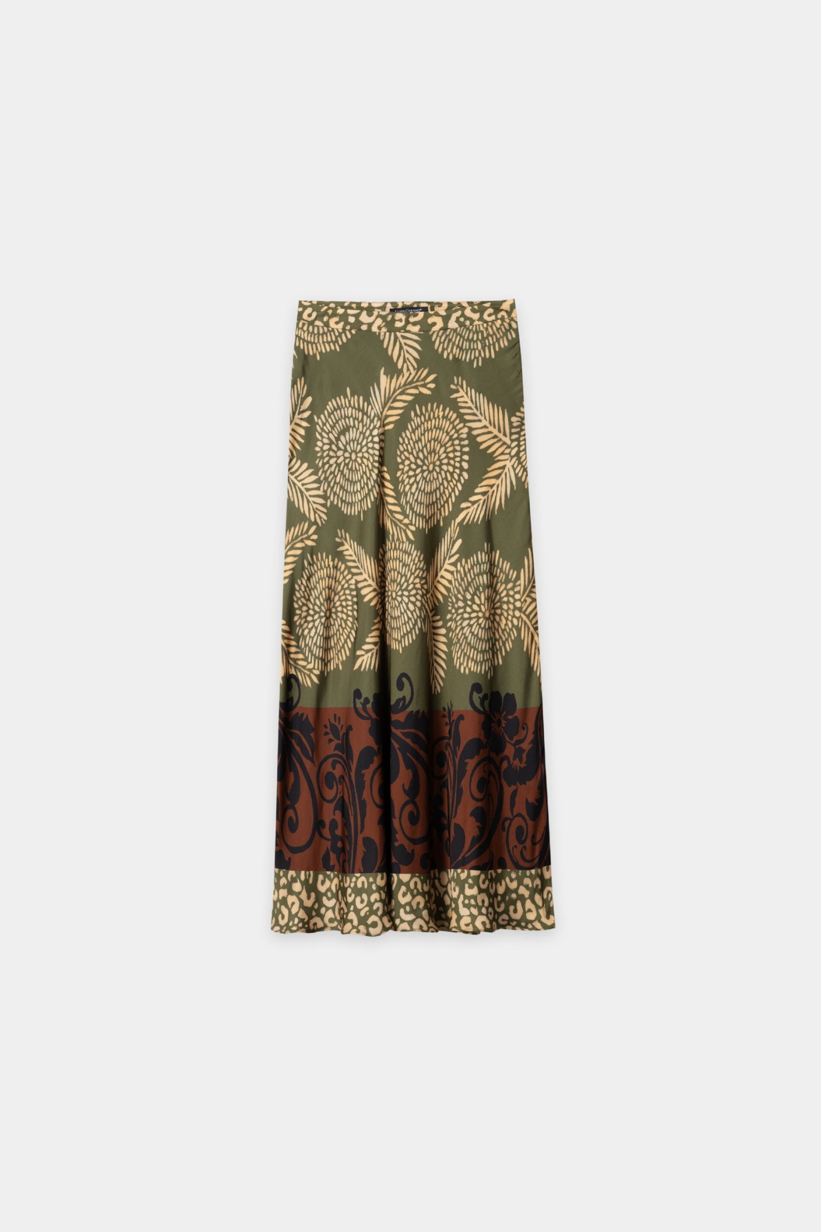 Rock, the autumn leaf print #1