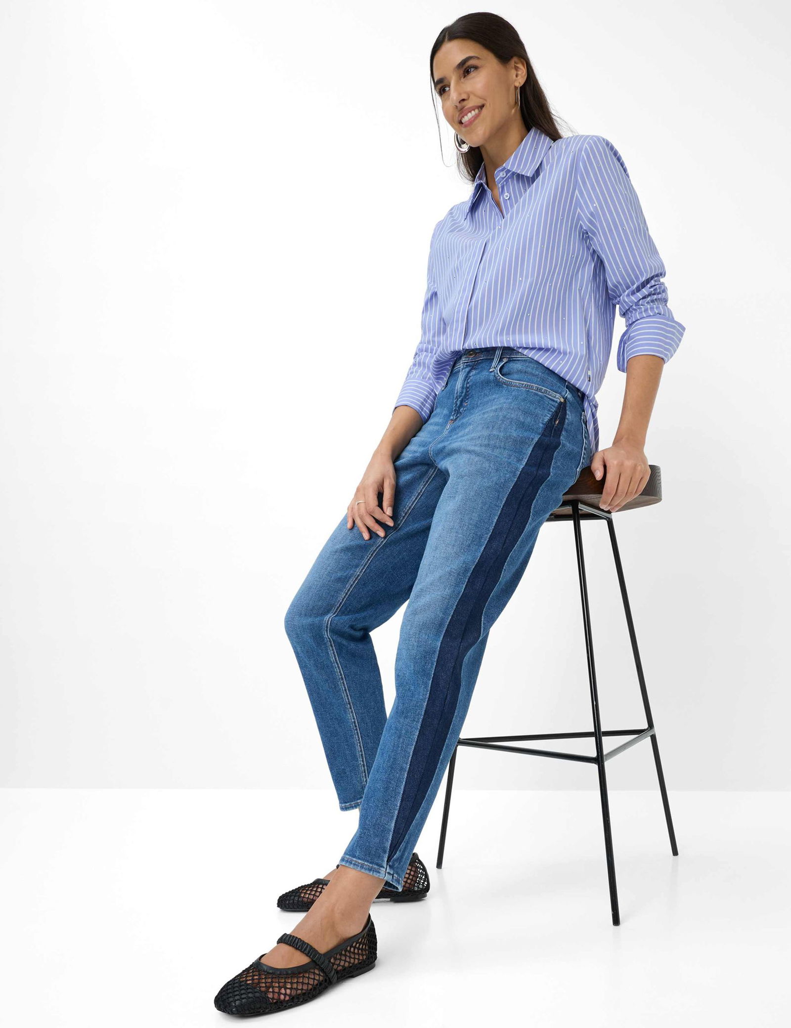 Brax |  Brax Five-Pocket-Jeans "Miley S" | 38 | regular blue used