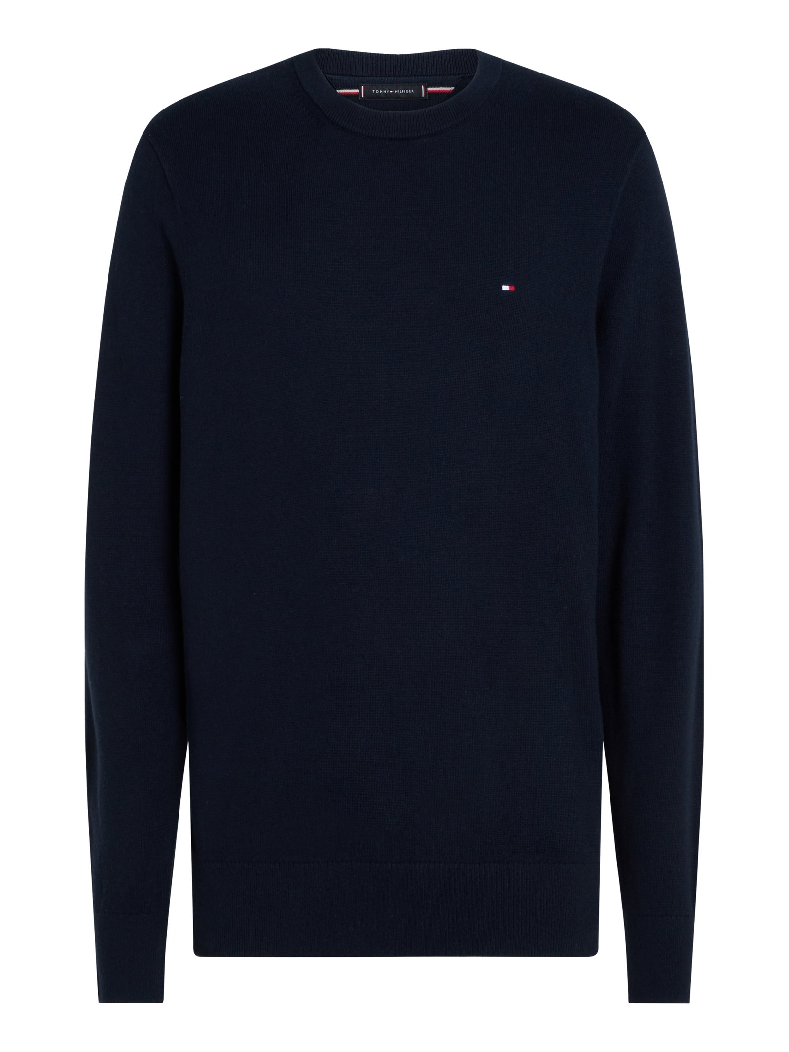 PIMA ORG CTN CASHMERE CREW NECK, BLUE #6