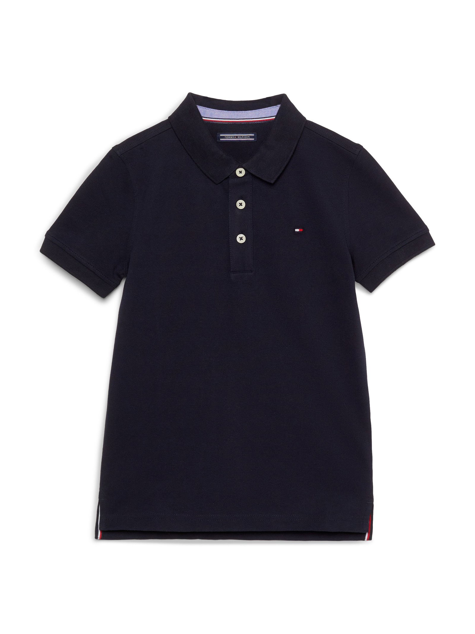 3ef7d481912b56cbc95b703a3f9c23d4 Tommy Hilfiger | BOYS TOMMY POLO S/S, WHITE | 140 | DENIM