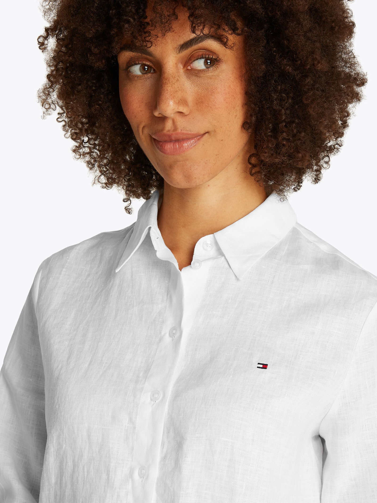 Tommy Hilfiger |  Tommy Hilfiger Druckbluse  | 42 | th optic white