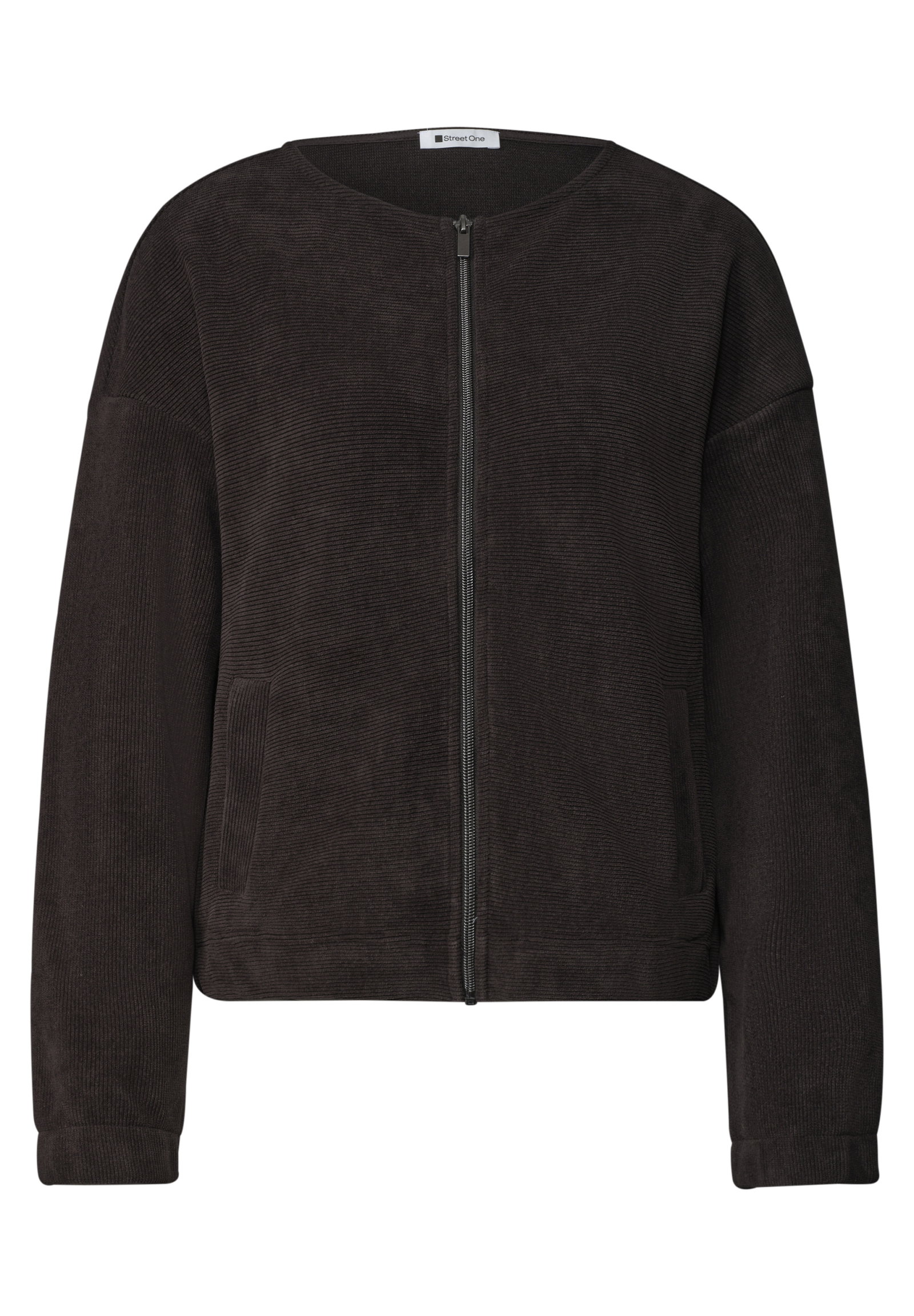 LTD QR cord structure jacket, black coffee #1