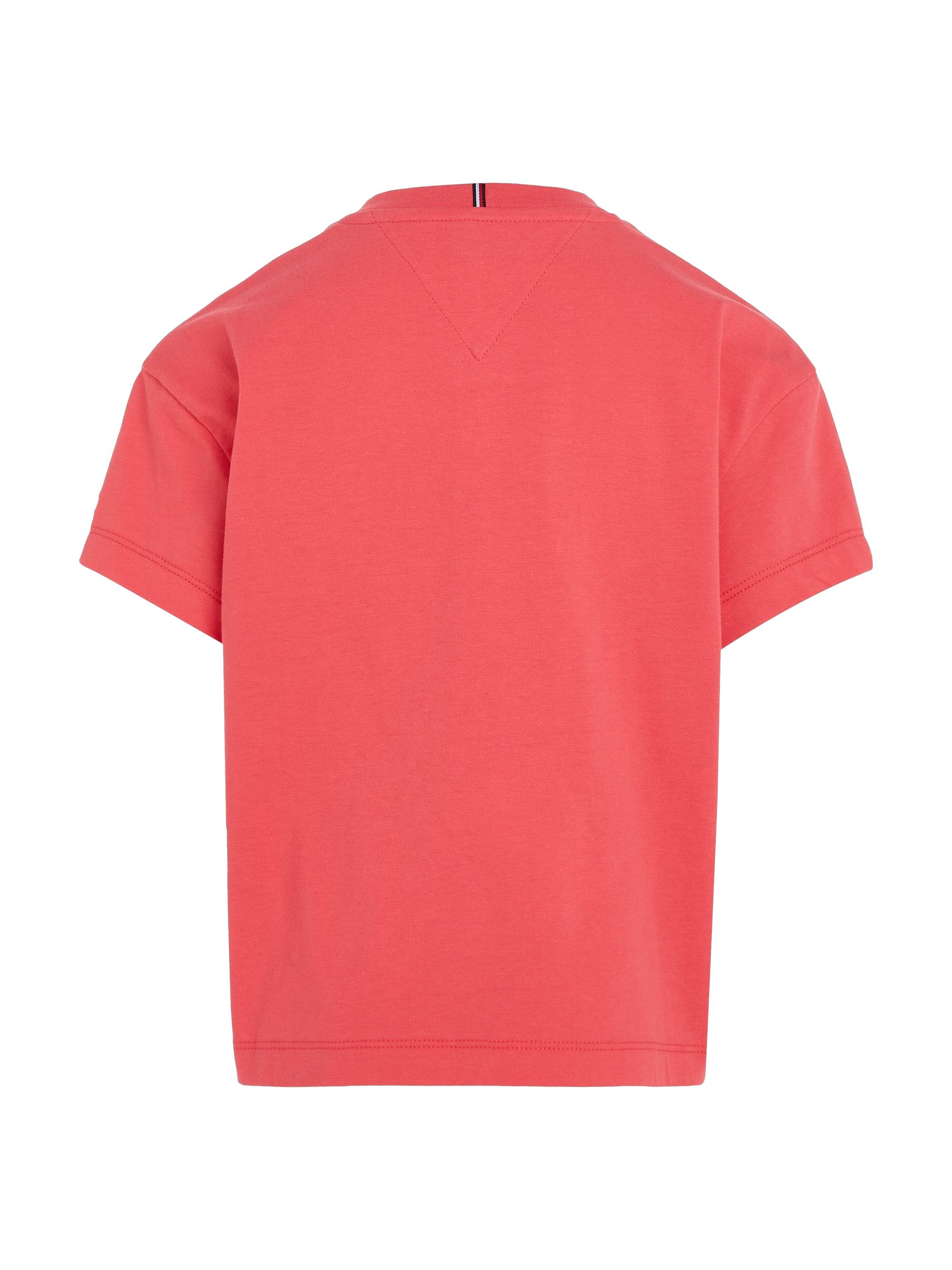 Tommy Hilfiger |  TOMMY HILFIGER STITCH TEE S/S | 14 | laser pink