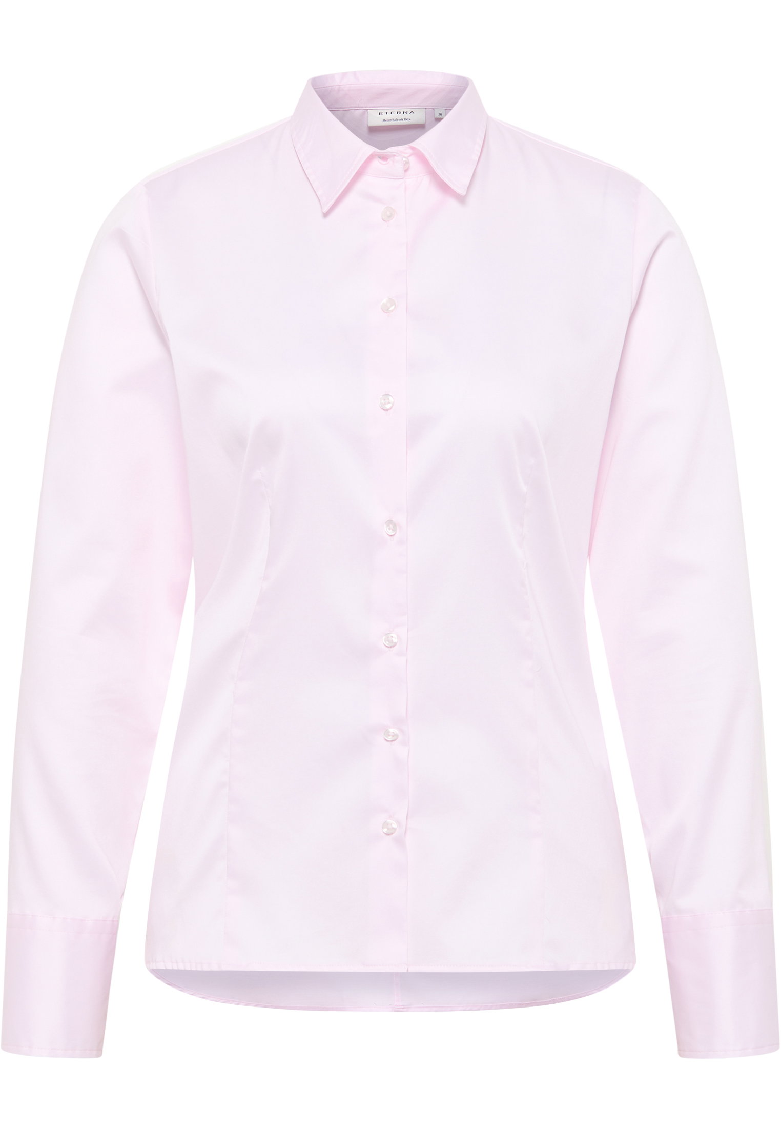 Eterna Bluse Satingewebe Langarm #1