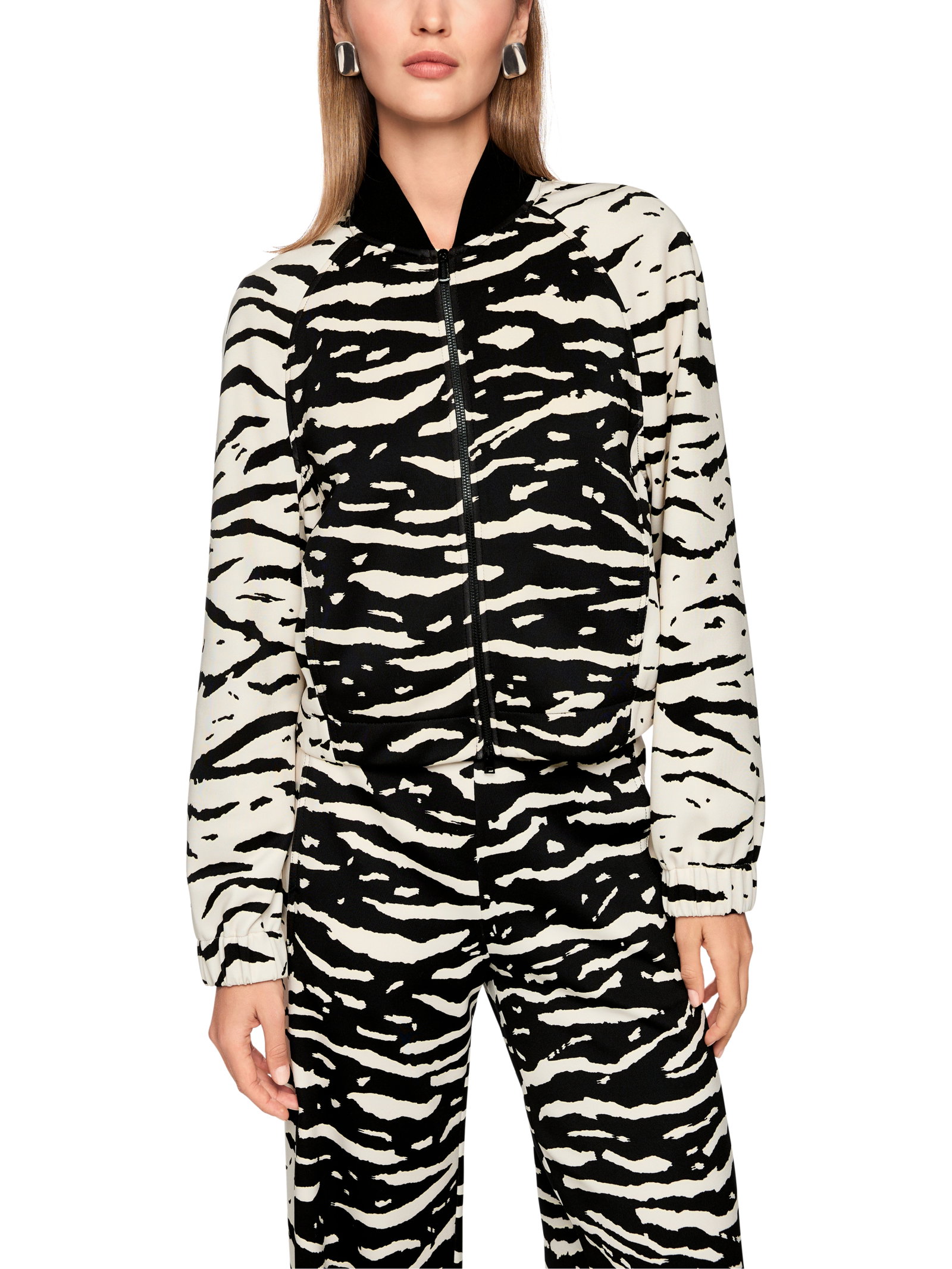Marc Cain Sports Sweatjacke Blousonjacke mit Animal Print #6